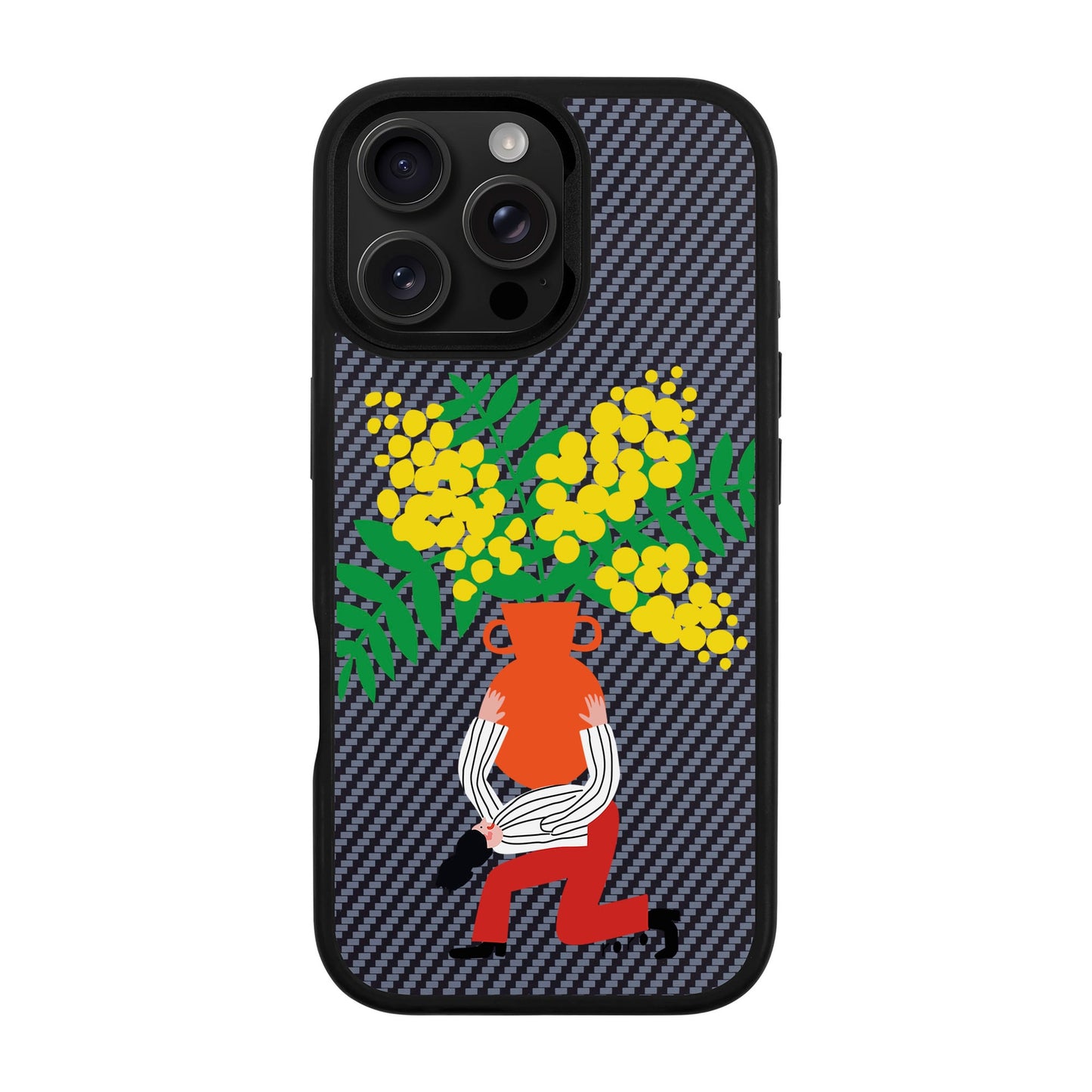 VASE-iPhone 16 Pro Max Plaid Kılıf MagSafe Özellikli
