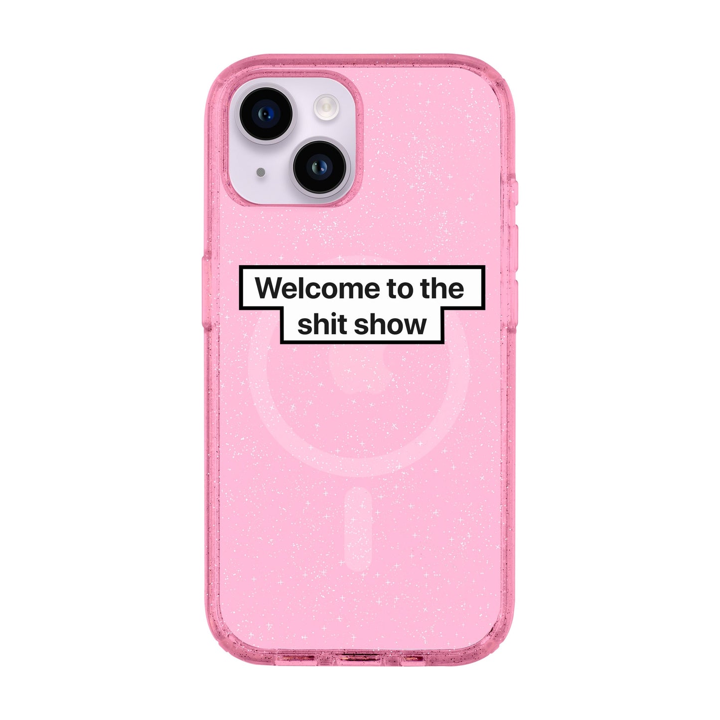 WELCOME-iPhone 14 Shiny Kılıf MagSafe Özellikli