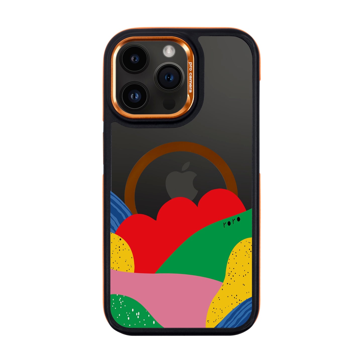 FLAG-iPhone 14 Pro Max Dark Kılıf MagSafe Özellikli