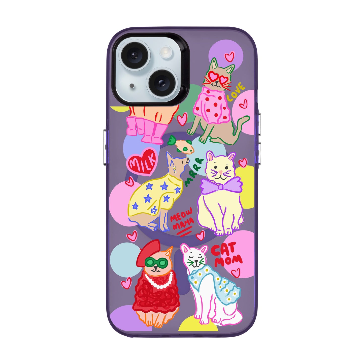 CAT MOM-iPhone 15 Hold Kılıf MagSafe Özellikli