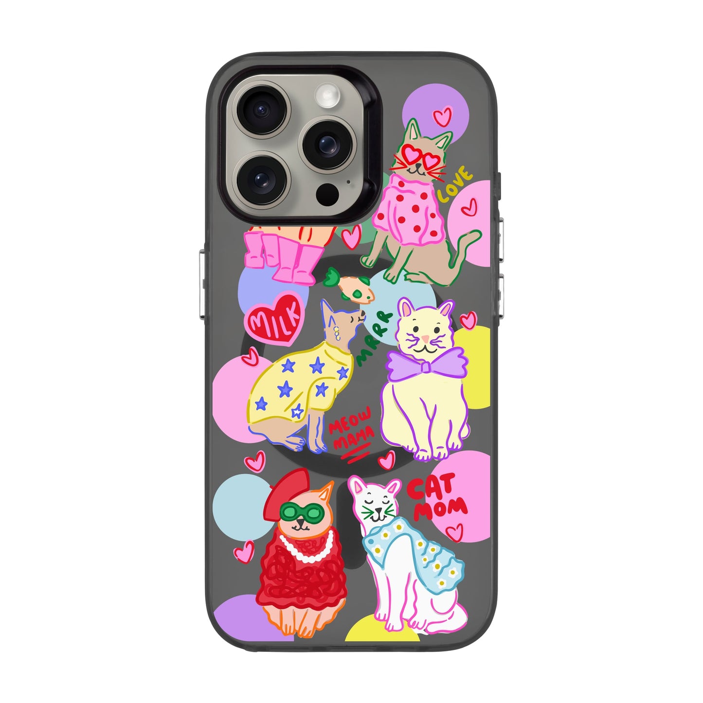 CAT MOM-iPhone 15 Pro Max Hold Kılıf MagSafe Özellikli