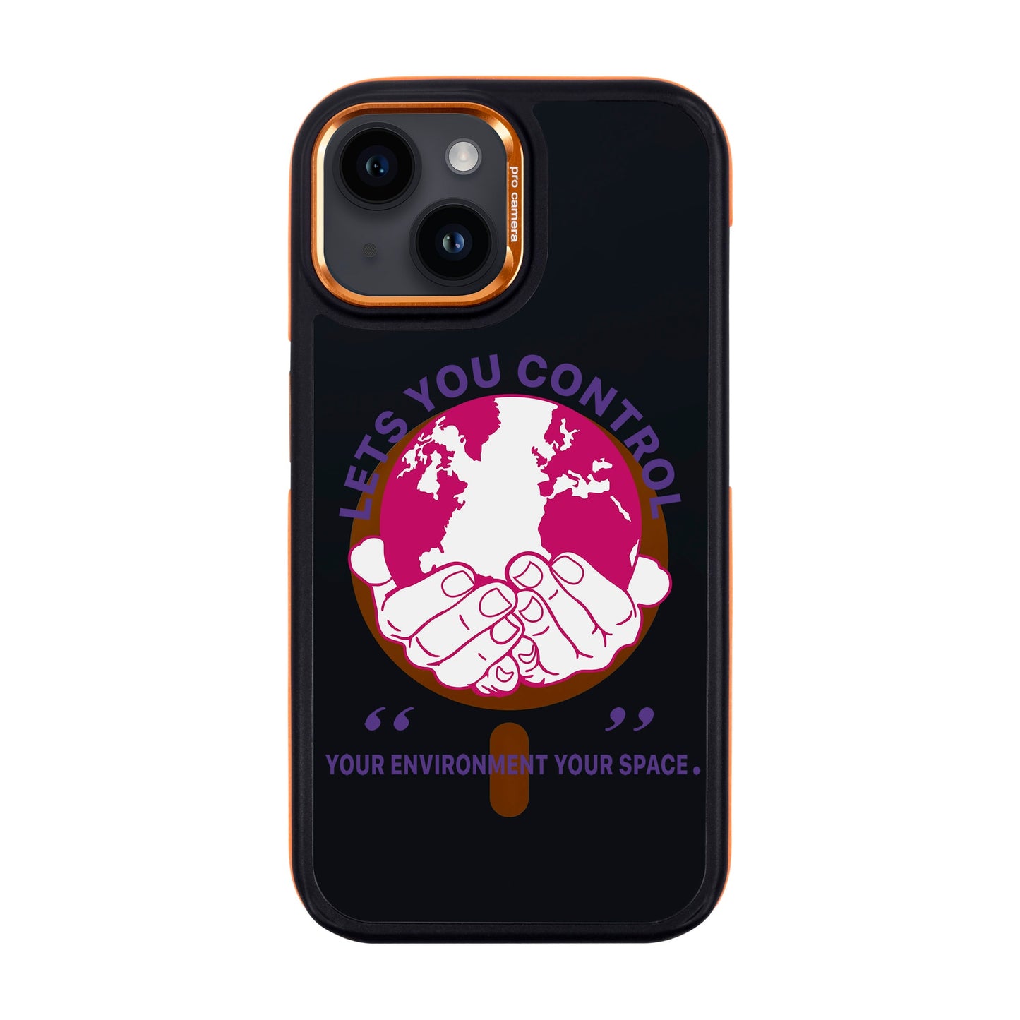 LET'S YOU CONTROL-iPhone 14 Dark Kılıf MagSafe Özellikli