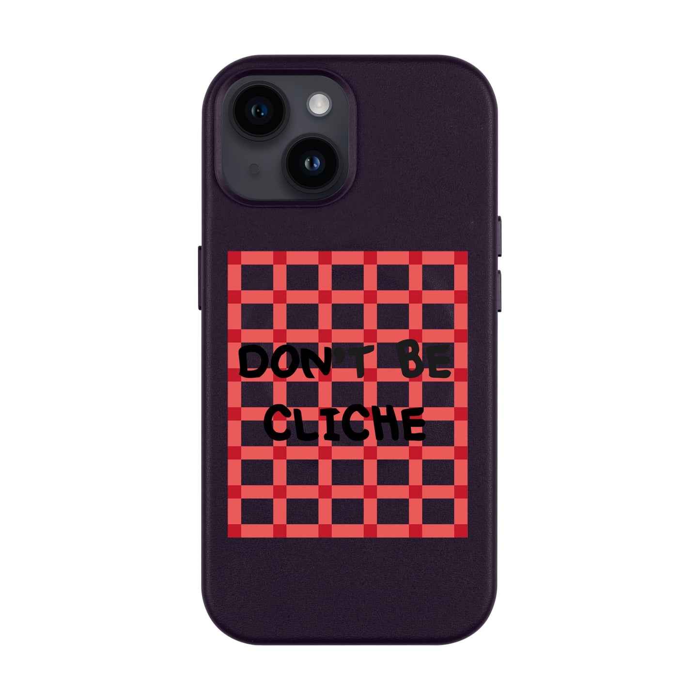 DON'T BE CLICHE-iPhone 13 Leather Kılıf MagSafe Özellikli