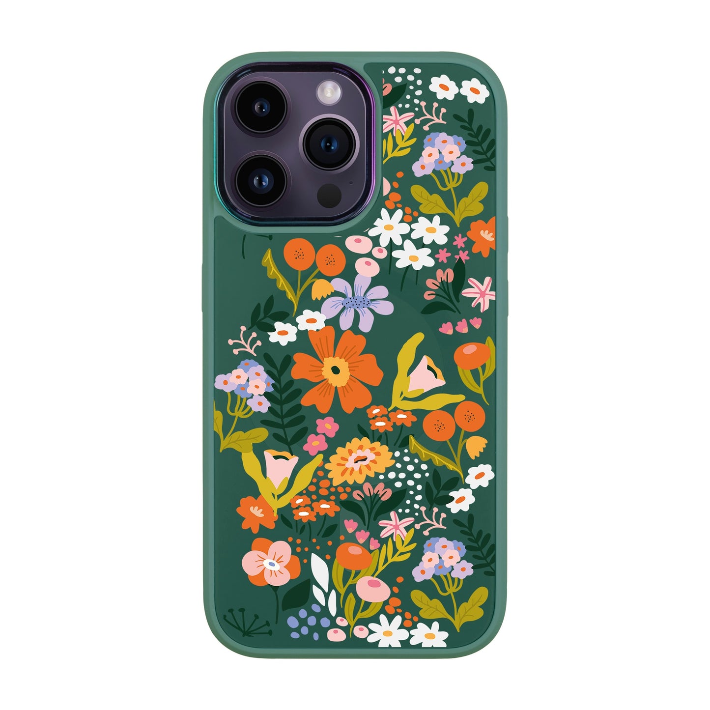 FLOWER-iPhone 14 Pro Max Vigor Kılıf MagSafe Özellikli
