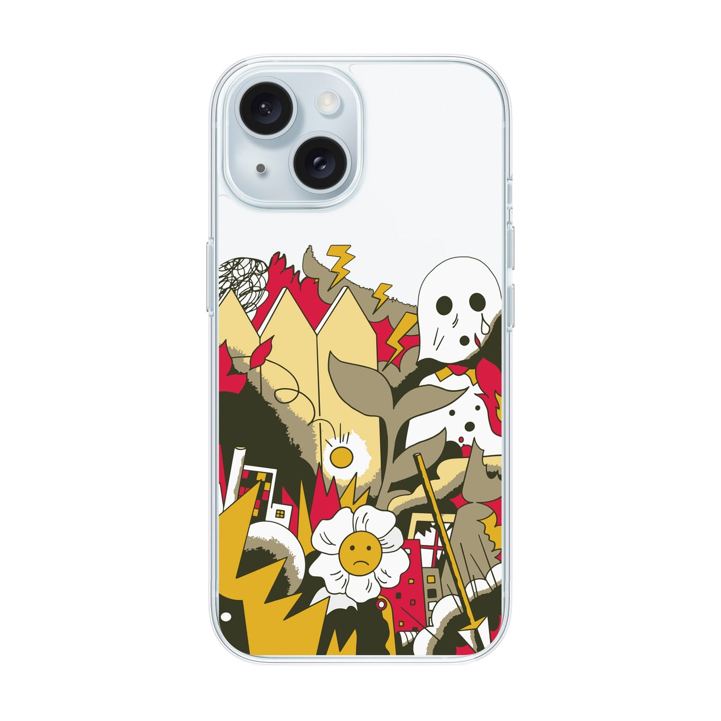 EVERYTHING IS BURNING-iPhone 15 Solid Kılıf