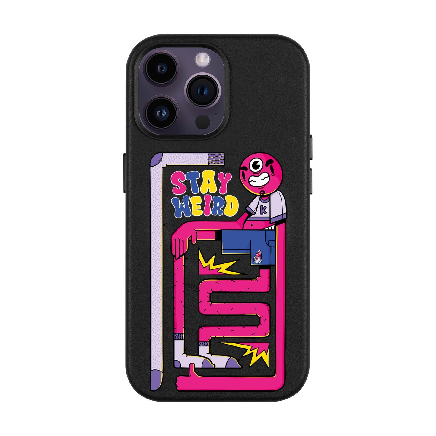 OG TOOTHY-iPhone 14 Pro Max Leather Kılıf MagSafe Özellikli