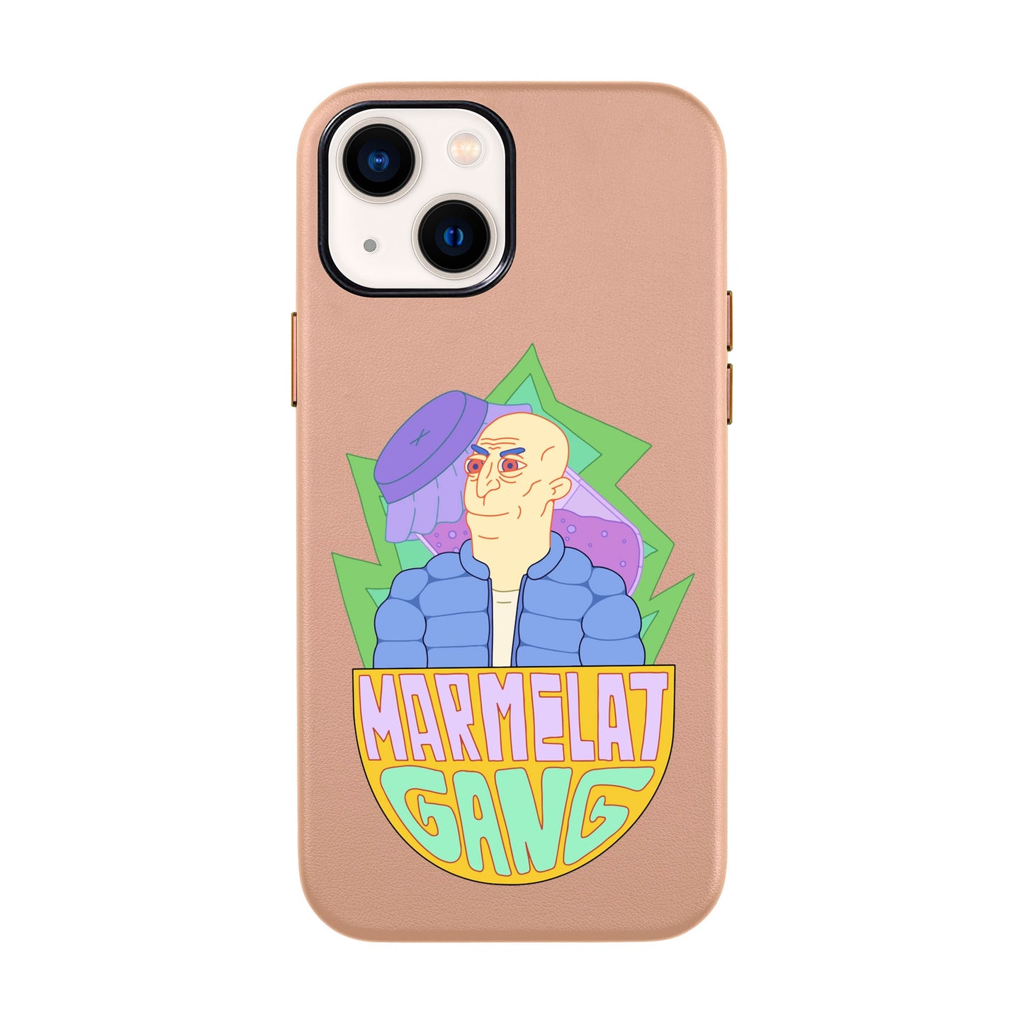 MARMELAT GANG-iPhone 14 Leather Kılıf