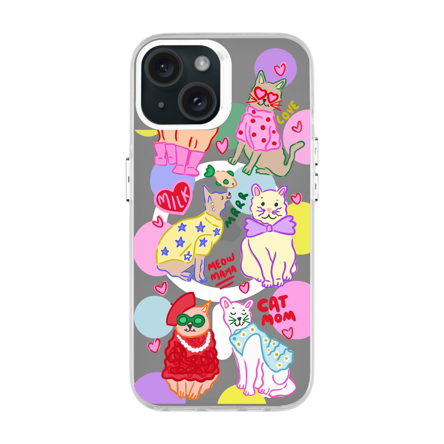 CAT MOM-iPhone 15 Hold Kılıf MagSafe Özellikli