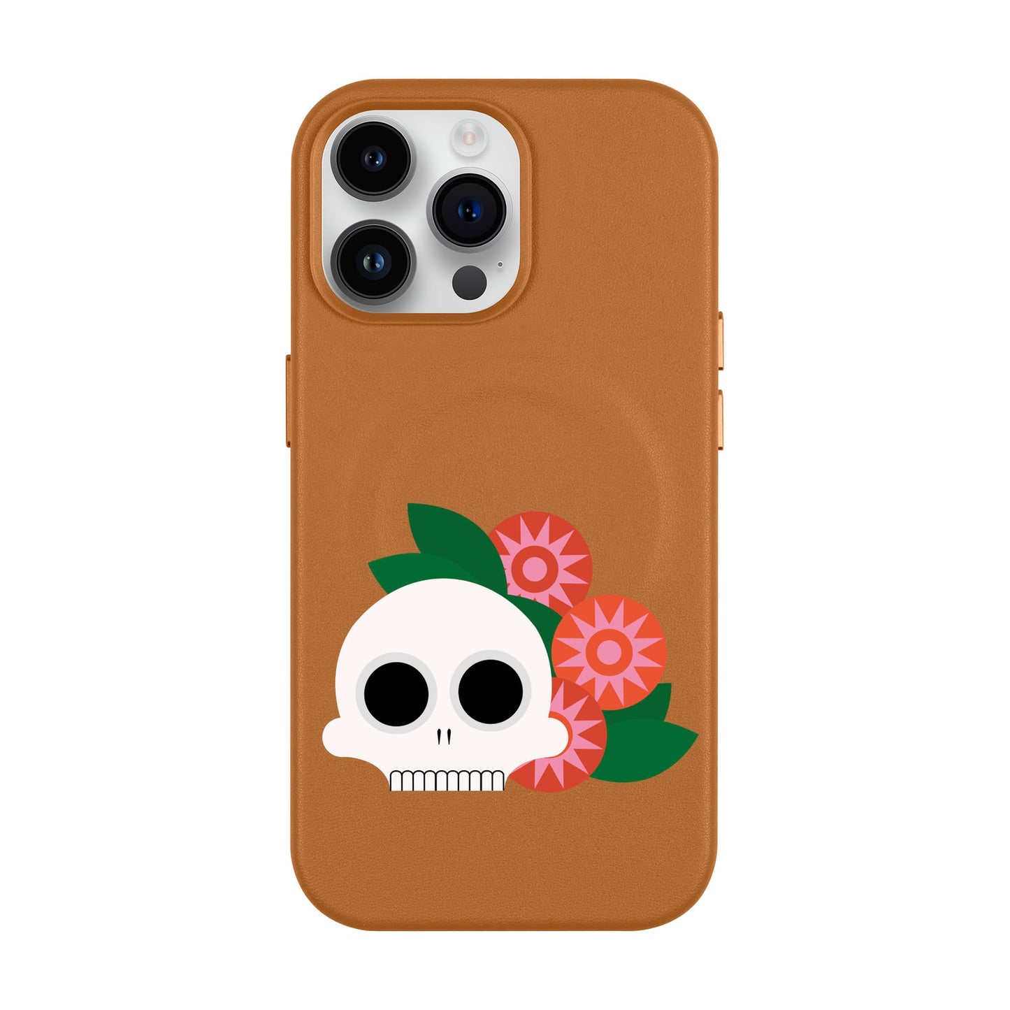 MEMENTO BLOOM-iPhone 14 Pro Max Leather Kılıf MagSafe Özellikli