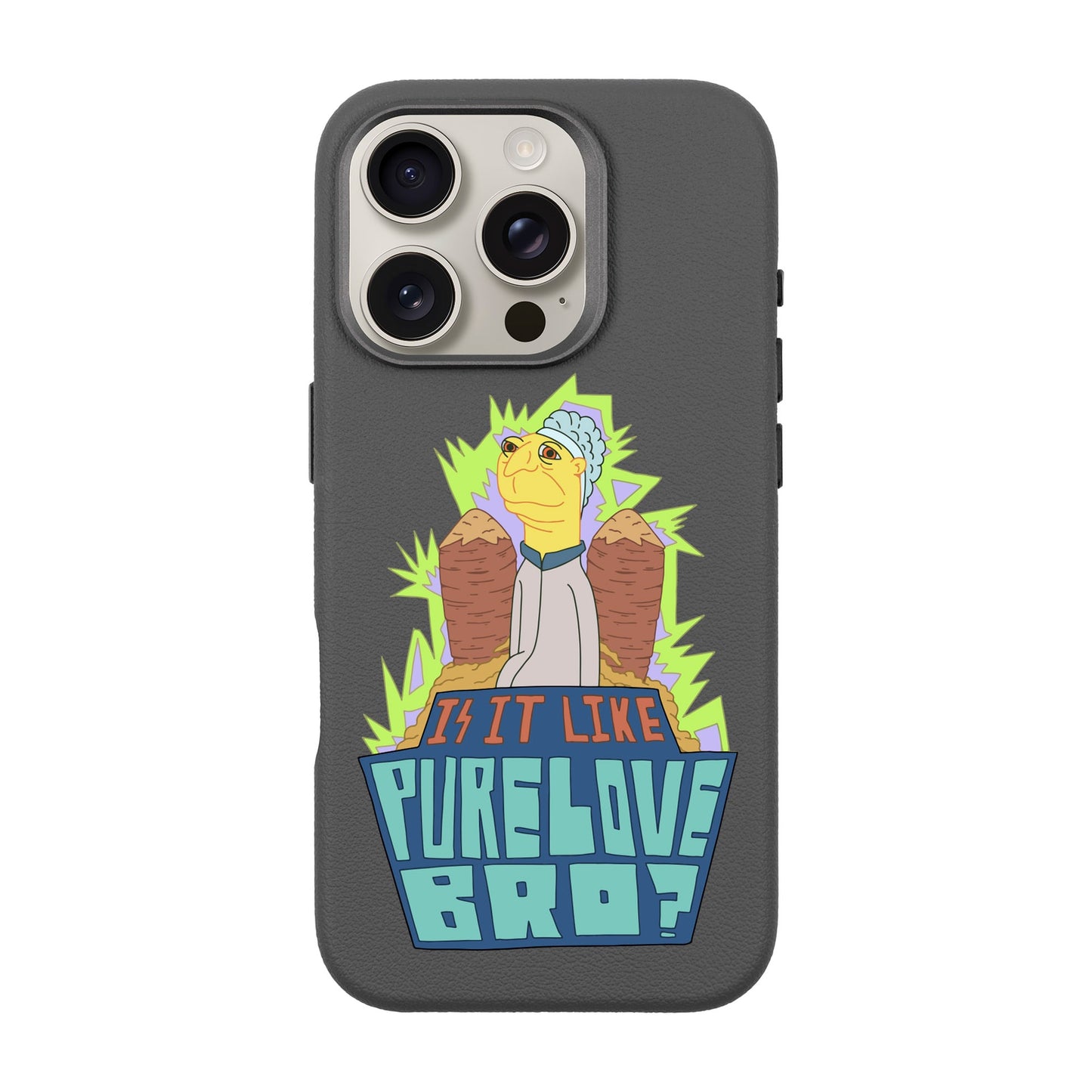 PURE LOVE-iPhone 16 Pro Leather Premium Kılıf MagSafe Özellikli