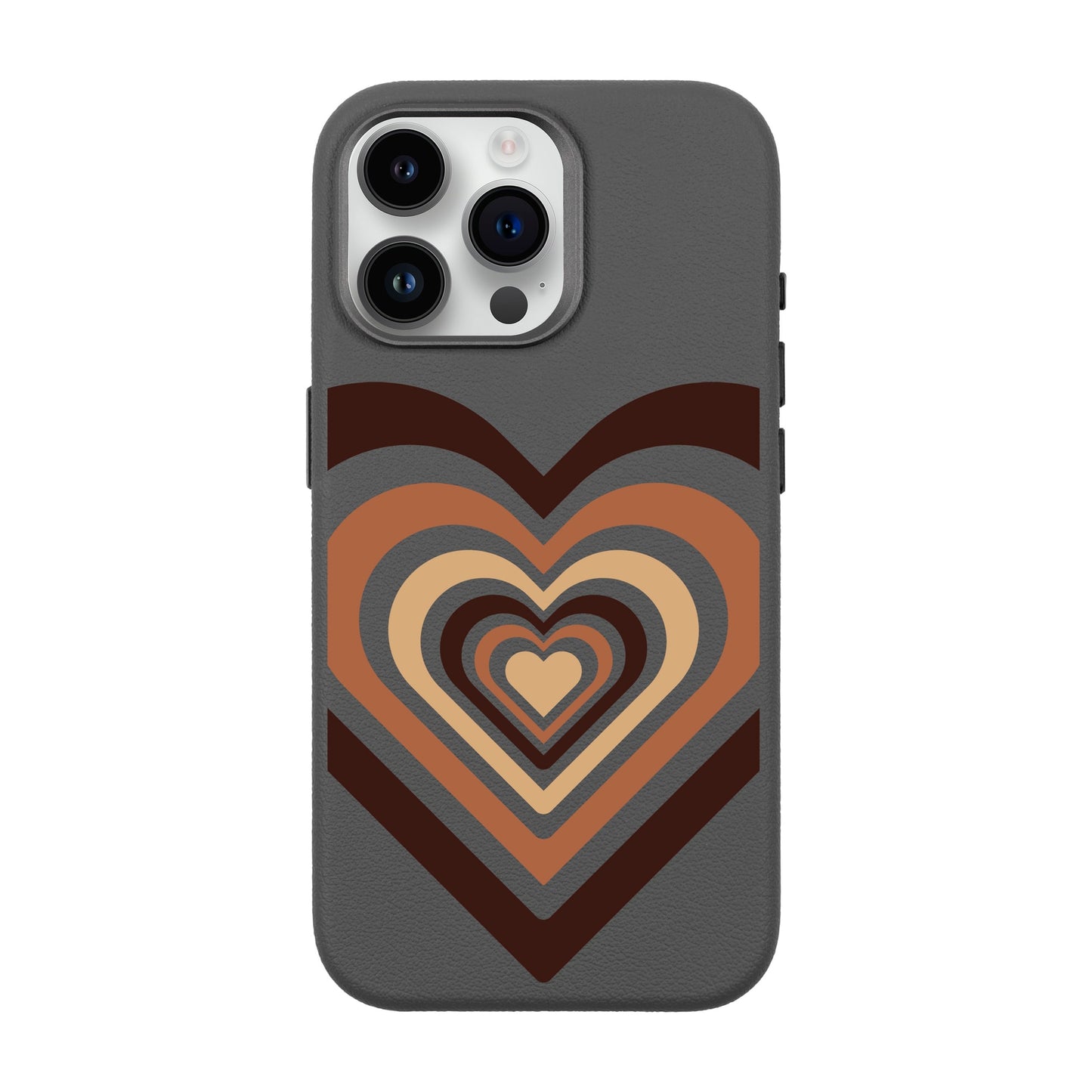 HEART-iPhone 14 Pro Max Leather Premium Kılıf MagSafe Özellikli