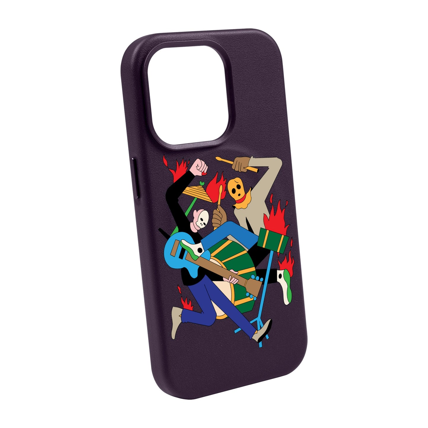 MONSTER MASH-iPhone 14 Pro Max Leather Kılıf MagSafe Özellikli