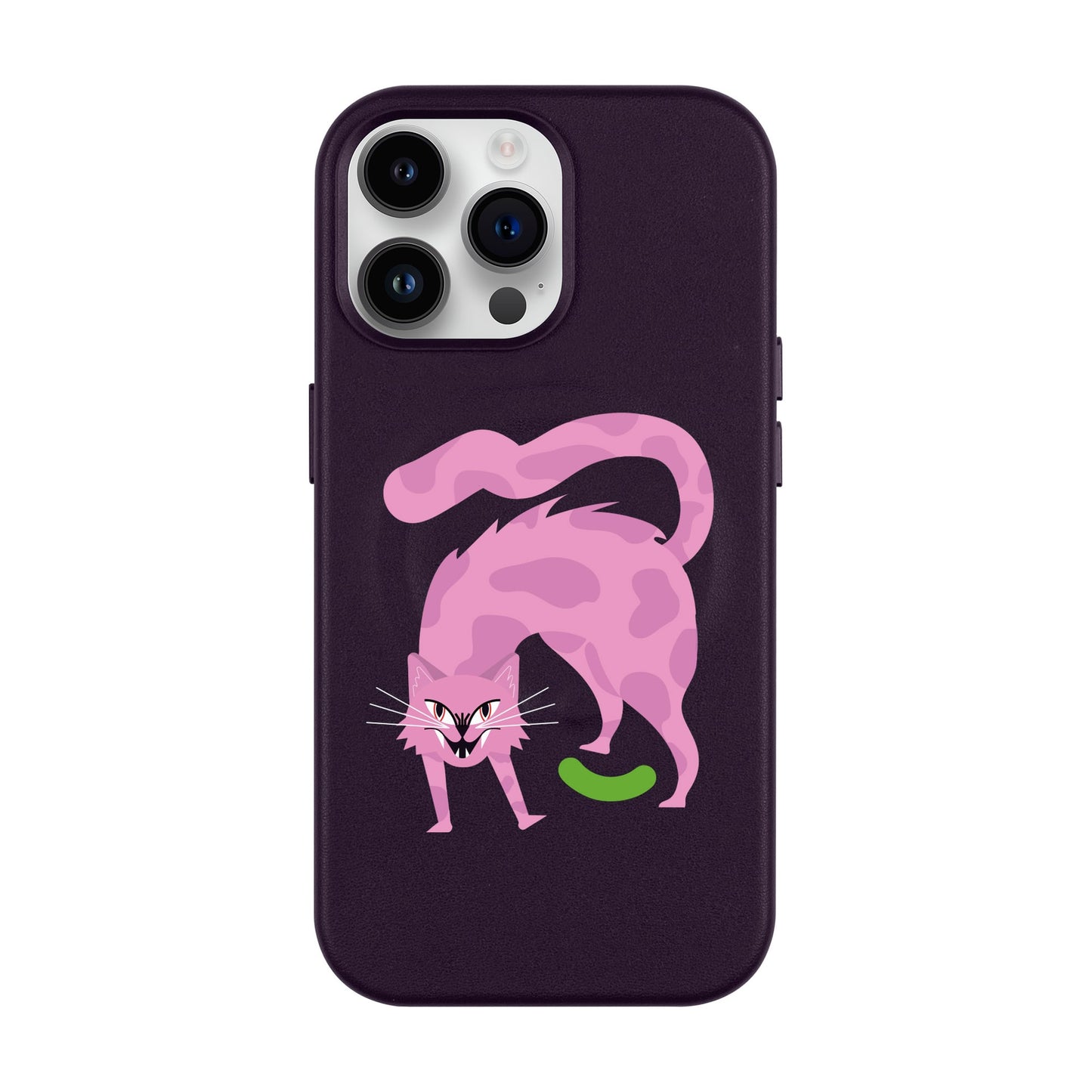 GRUMBLEPAWS-iPhone 14 Pro Max Leather Kılıf MagSafe Özellikli