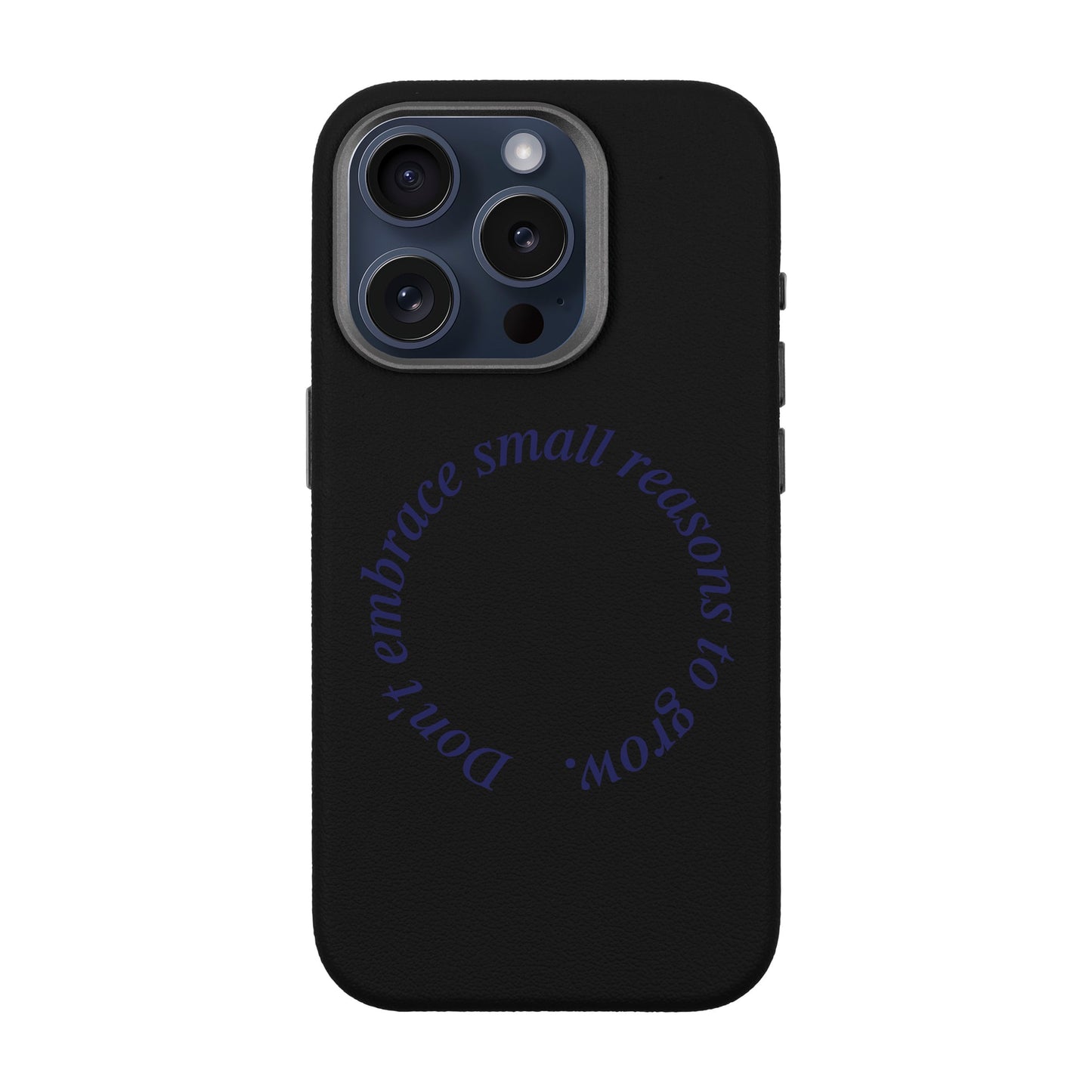 GROW-iPhone 15 Pro Leather Premium Kılıf MagSafe Özellikli