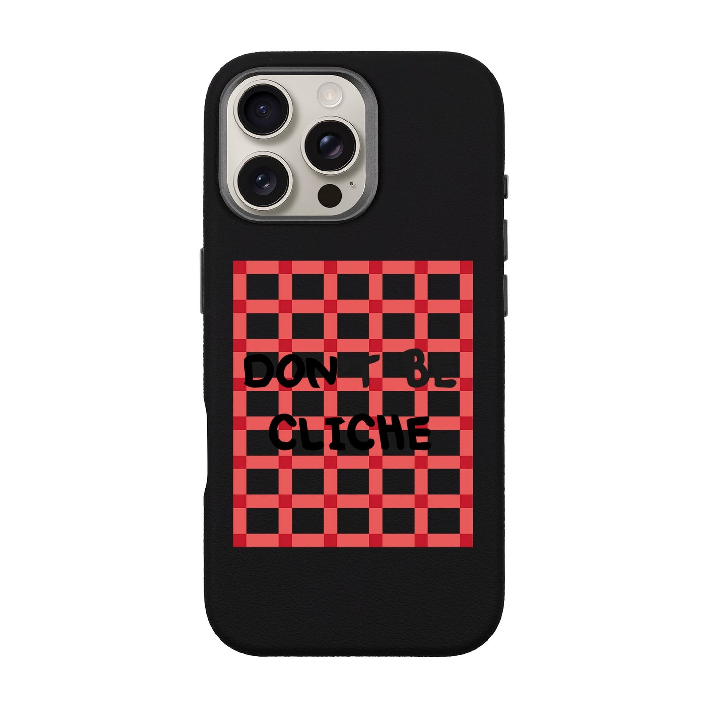 DON'T BE CLICHE-iPhone 16 Pro Max Leather Premium Kılıf MagSafe Özellikli