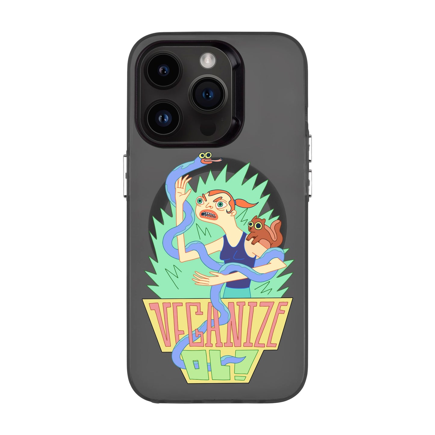 VEGANİZE-iPhone 13 Pro Hold Kılıf MagSafe Özellikli