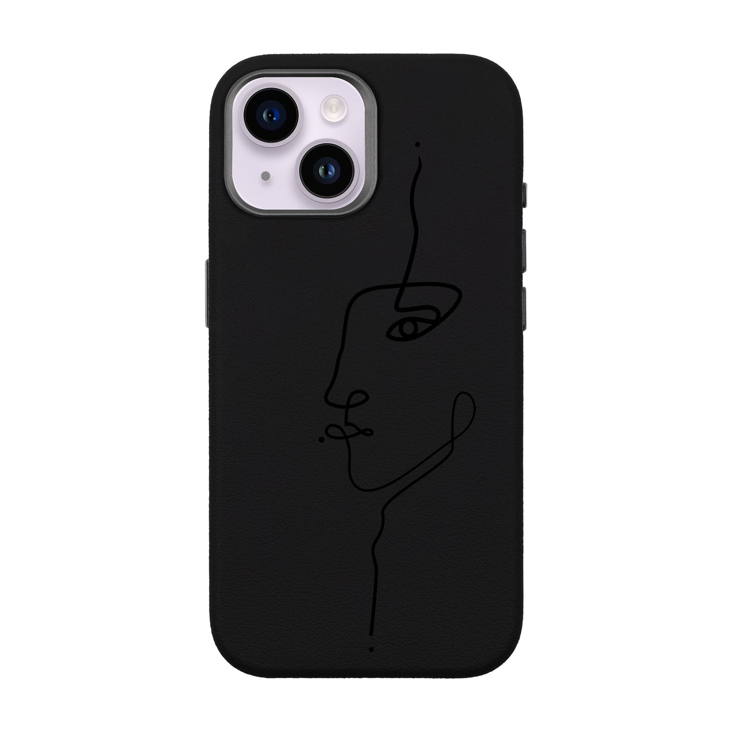 FACE-iPhone 15 Leather Premium Kılıf MagSafe Özellikli