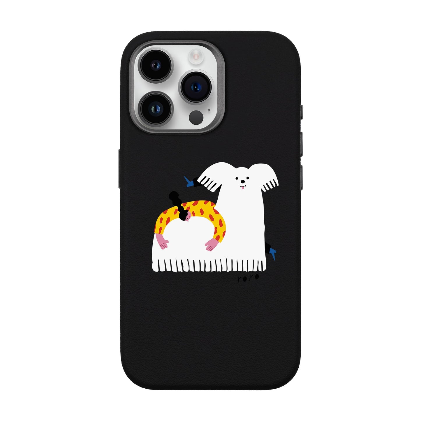FANCY DOG-iPhone 14 Pro Max Leather Premium Kılıf MagSafe Özellikli