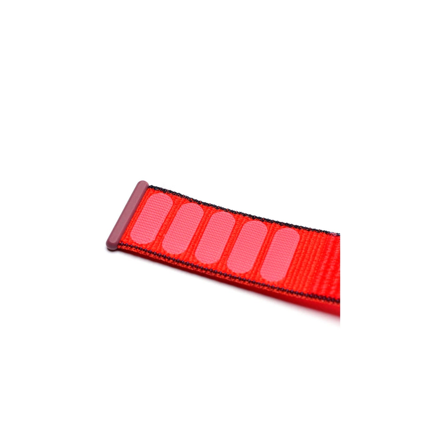 Apple Watch Velcro Kordon-Stripe Red