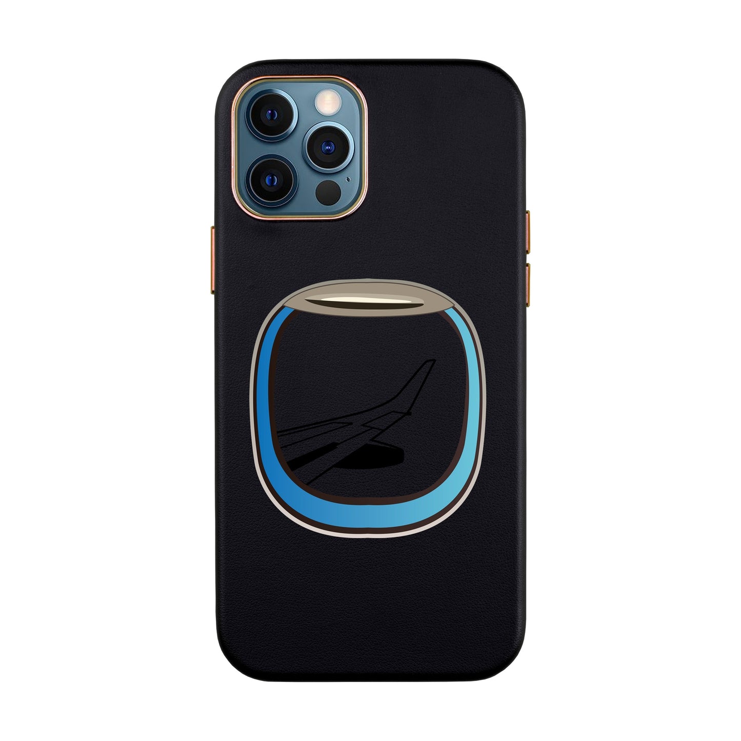 AIRCRAFT WINDOW-iPhone 11 Pro Max Leather Kılıf