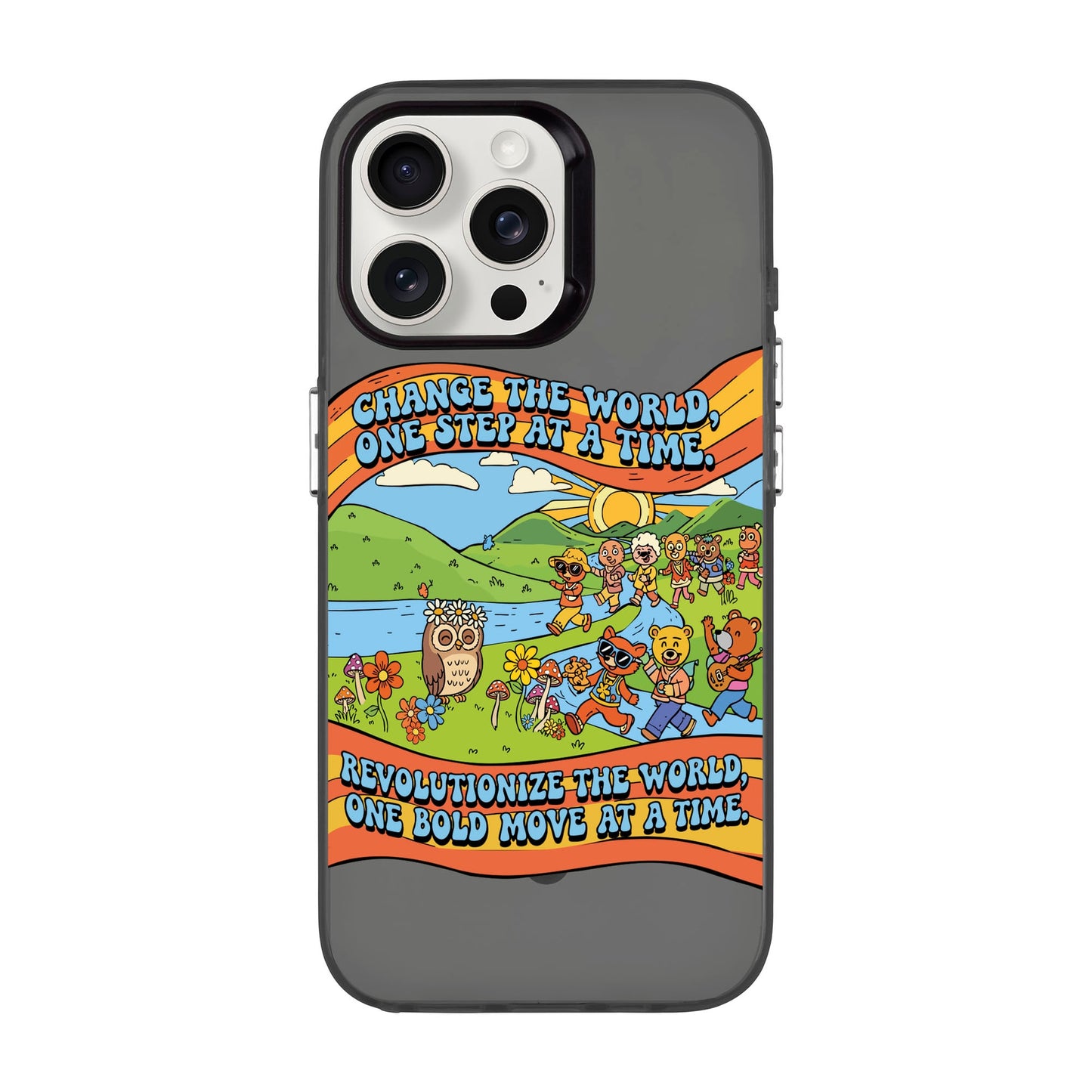 CHANGE THE WORLD-iPhone 15 Pro Max Hold Kılıf MagSafe Özellikli