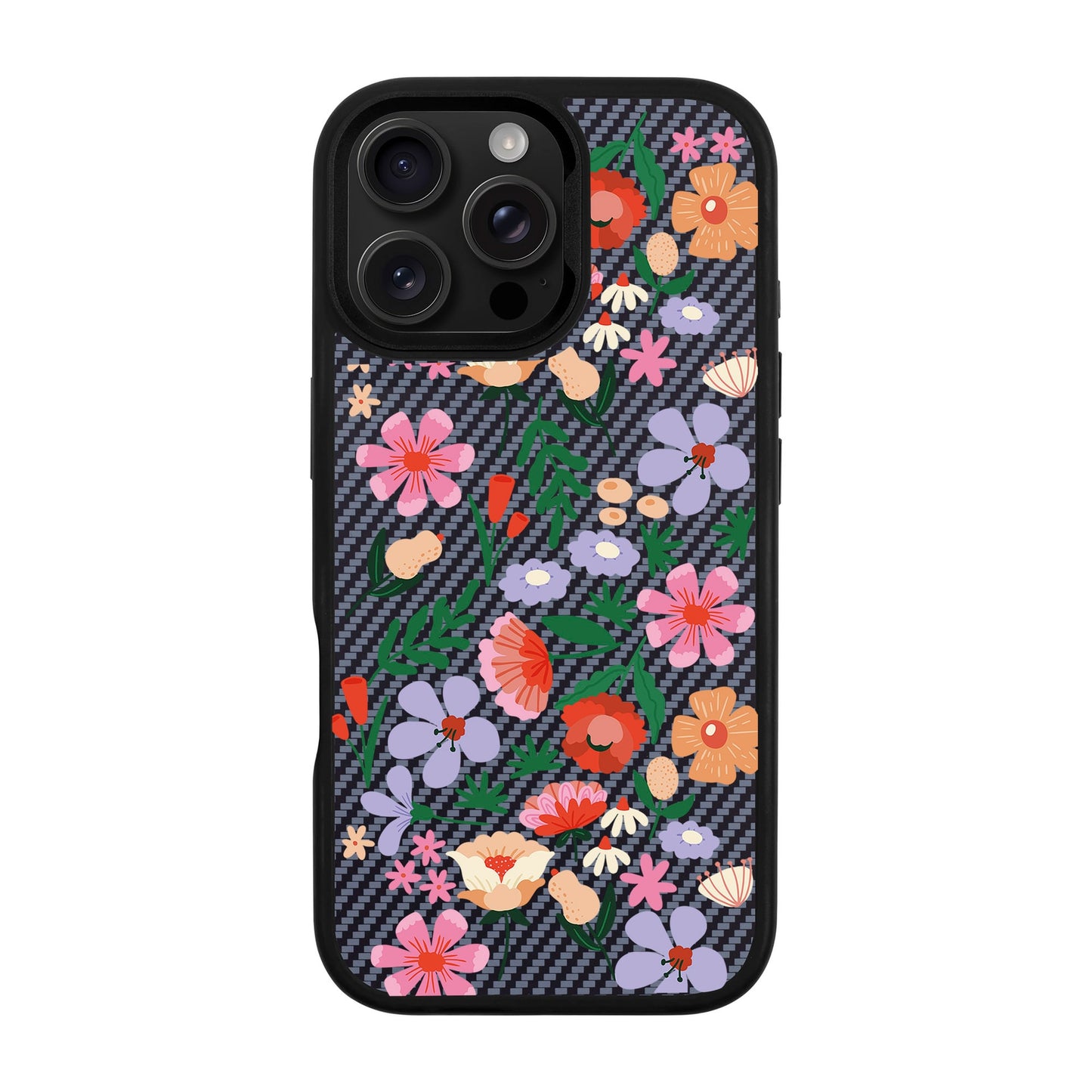 GRACIOUS-iPhone 16 Pro Max Plaid Kılıf MagSafe Özellikli