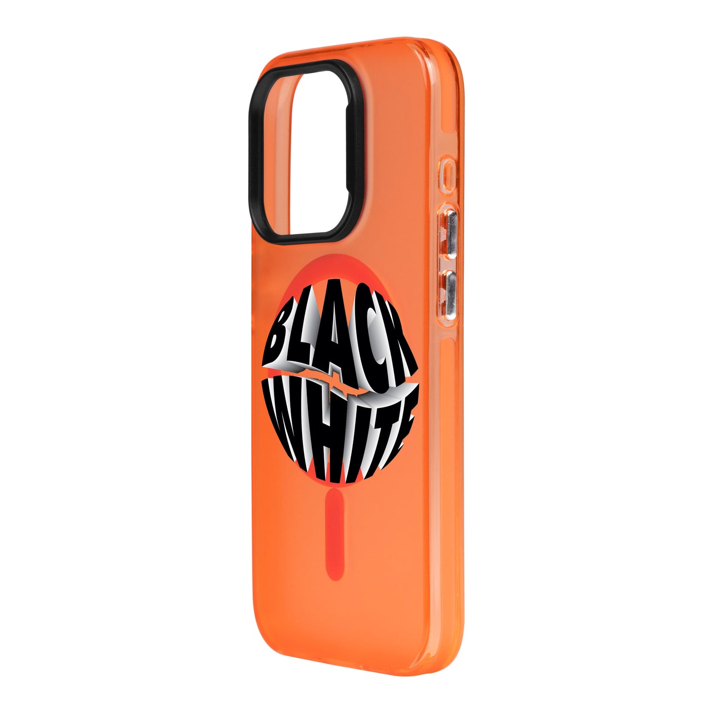 BLACK WHITE-iPhone 13 Pro Max Hold Kılıf MagSafe Özellikli