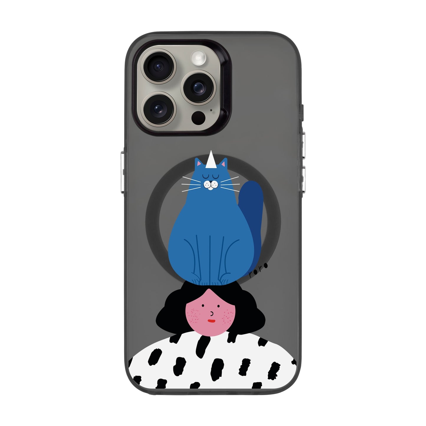 NAUGHTY CAT-iPhone 15 Pro Max Hold Kılıf MagSafe Özellikli