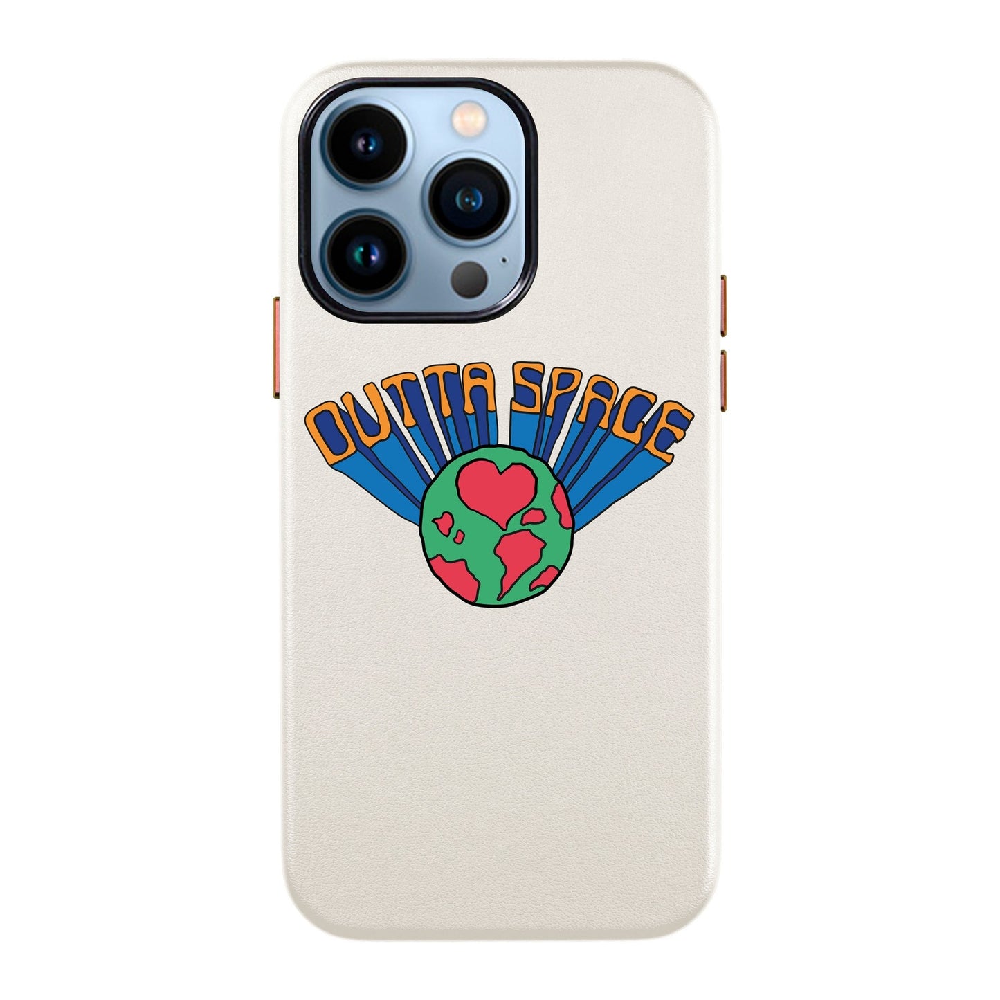 SPACE-iPhone 13 Pro Max Leather Kılıf