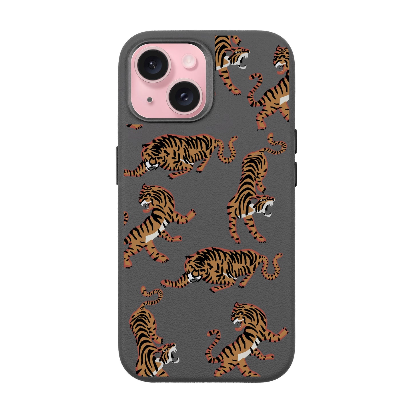 TIGER-iPhone 15 Leather Premium Kılıf MagSafe Özellikli