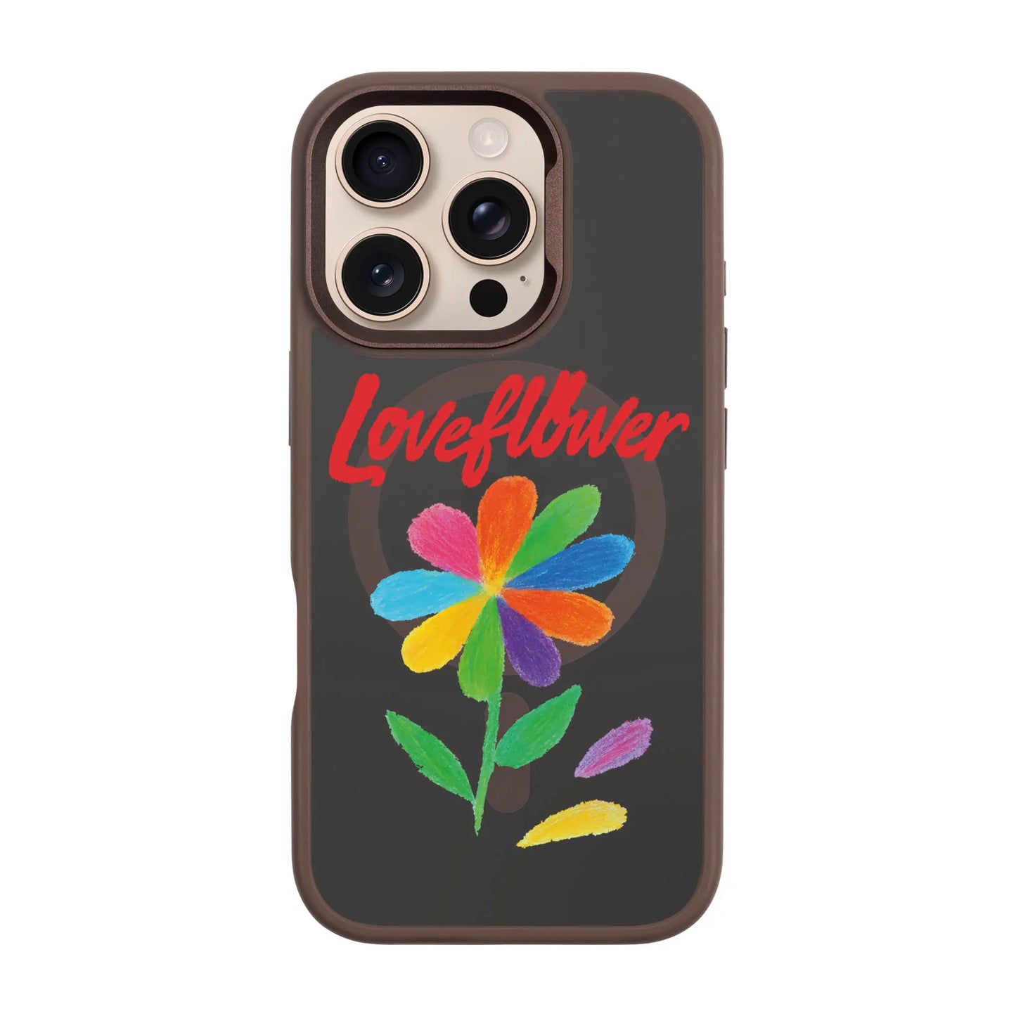 LOVE FLOWER-iPhone 16 Pro Rise Kılıf MagSafe Özellikli
