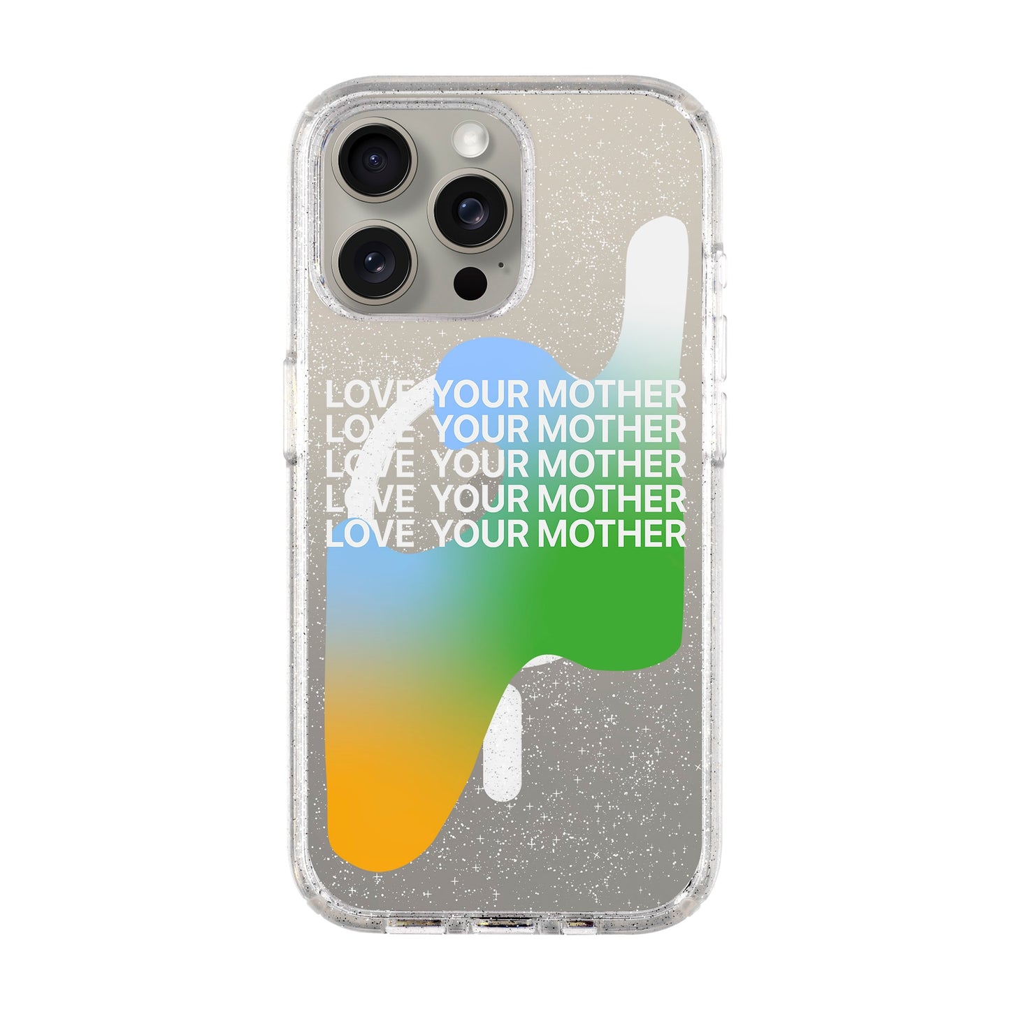 LOVE YOUR MOTHER-iPhone 15 Pro Max Shiny Kılıf MagSafe Özellikli
