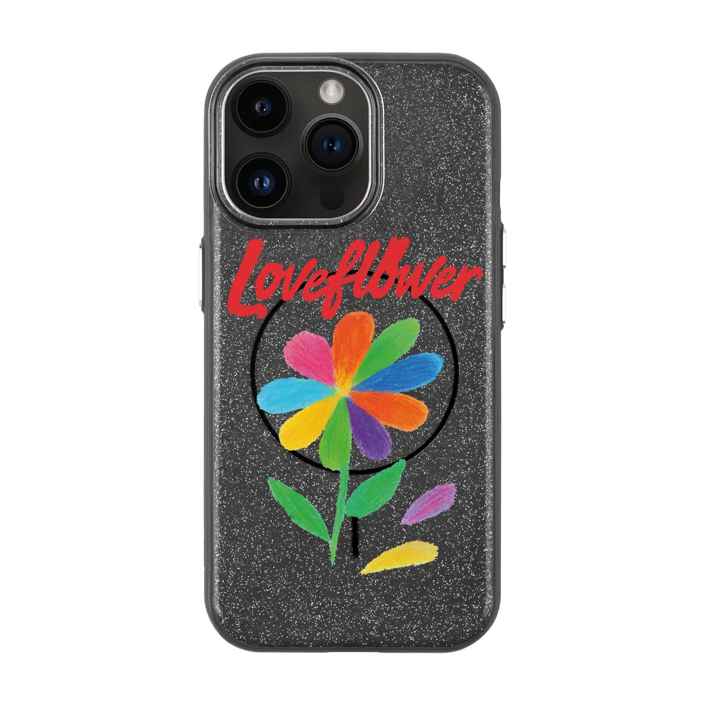 LOVE FLOWER-iPhone 14 Pro Max Radiant Kılıf MagSafe Özellikli