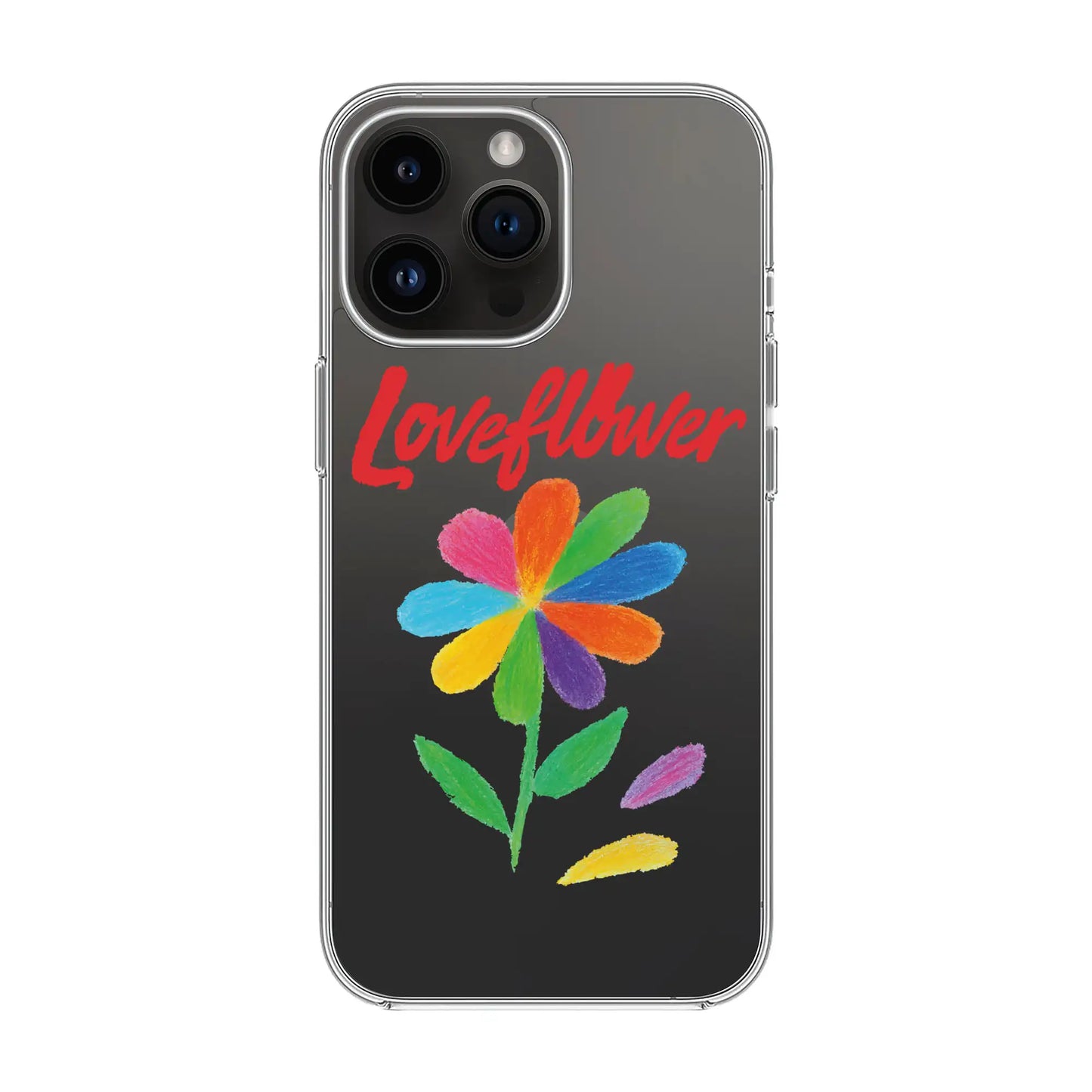 LOVE FLOWER-iPhone 14 Pro Max Solid Kılıf