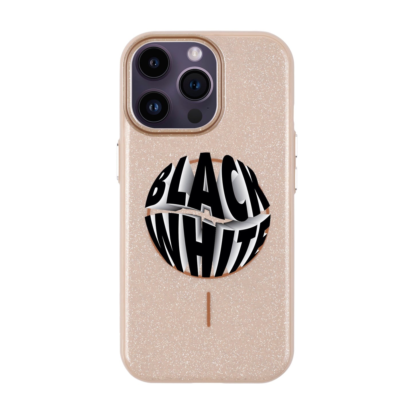 BLACK WHITE-iPhone 14 Pro Max Radiant Kılıf MagSafe Özellikli