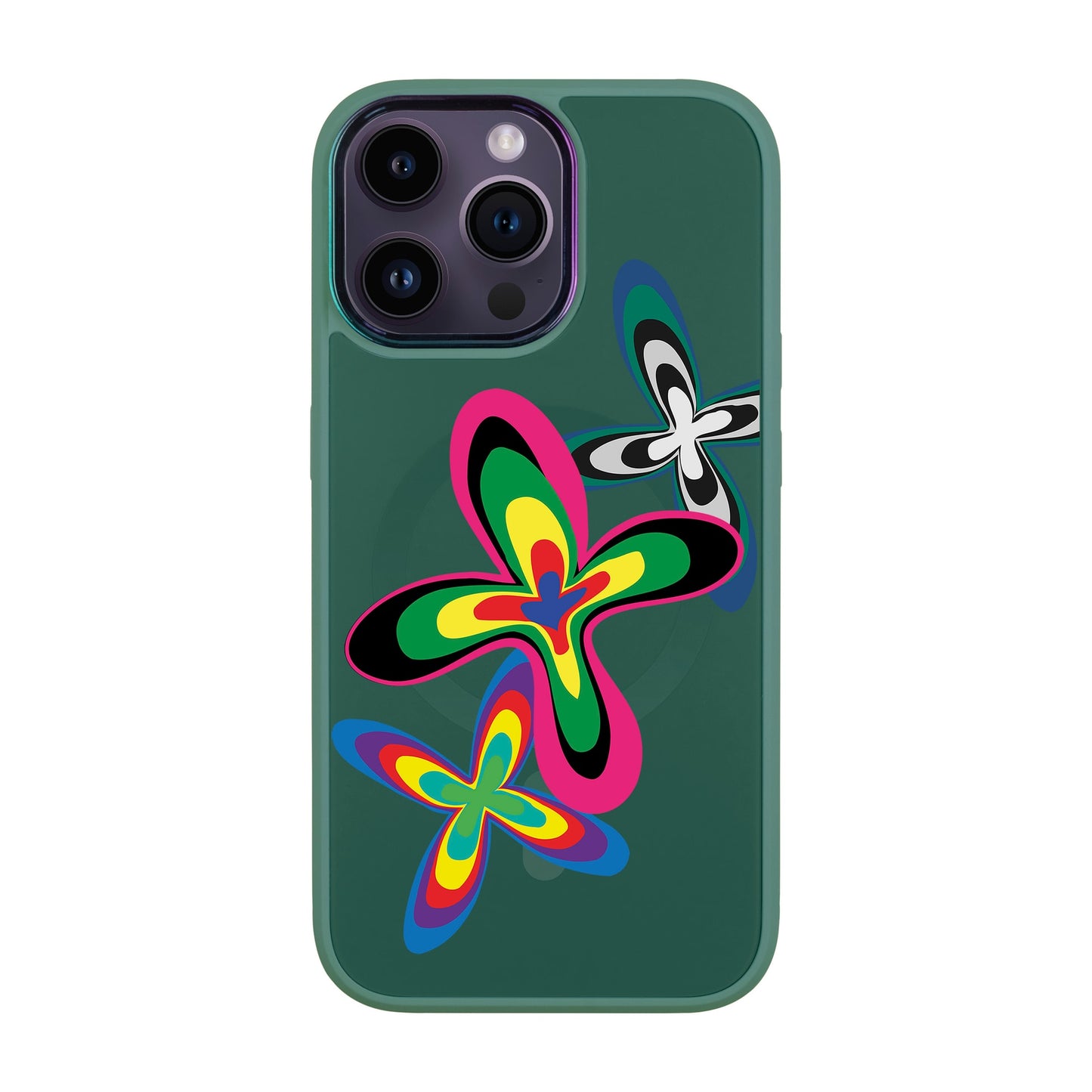 COLOR FLOWER-iPhone 14 Pro Max Vigor Kılıf MagSafe Özellikli