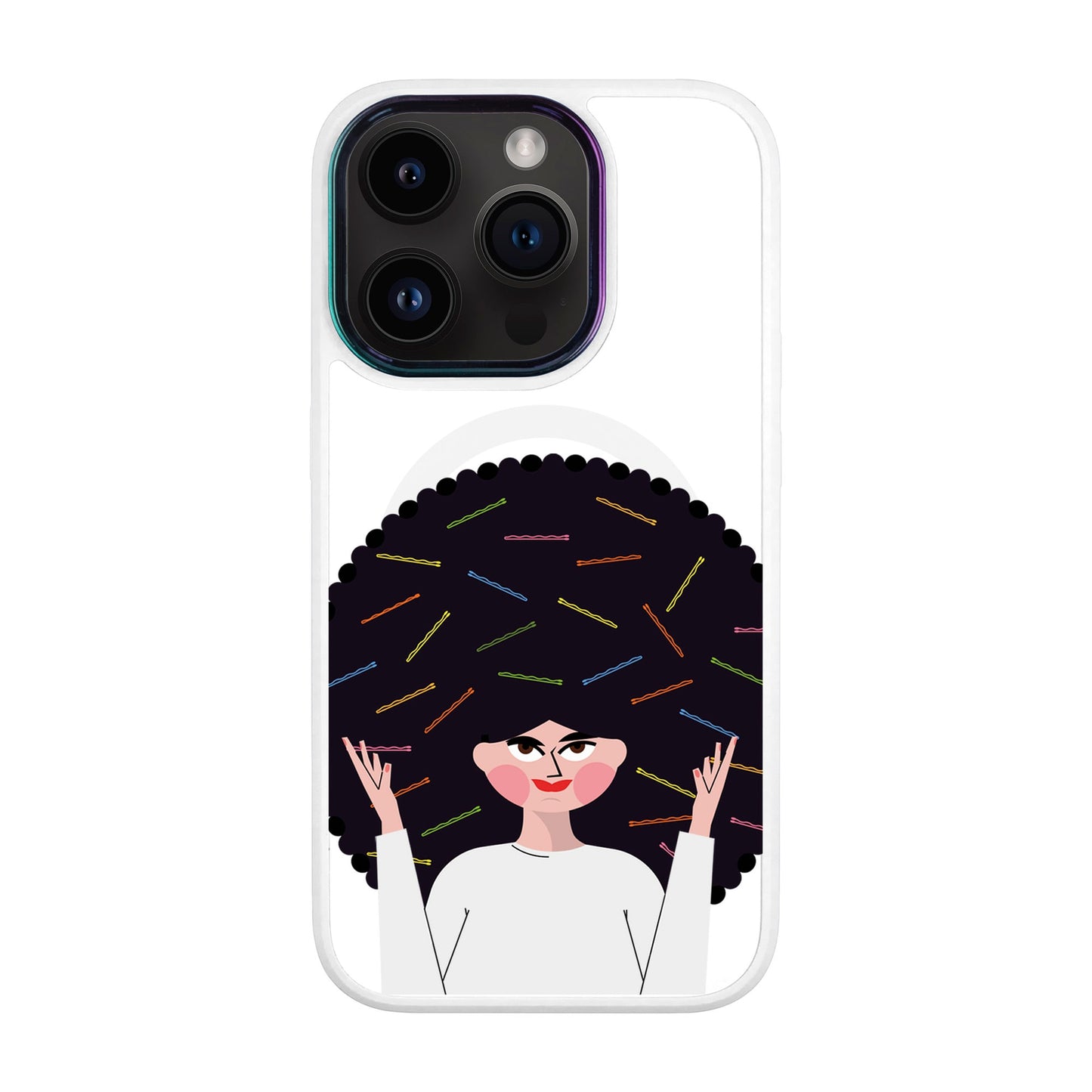 TANGLES OF HAPPINESS-iPhone 13 Pro Vigor Kılıf MagSafe Özellikli