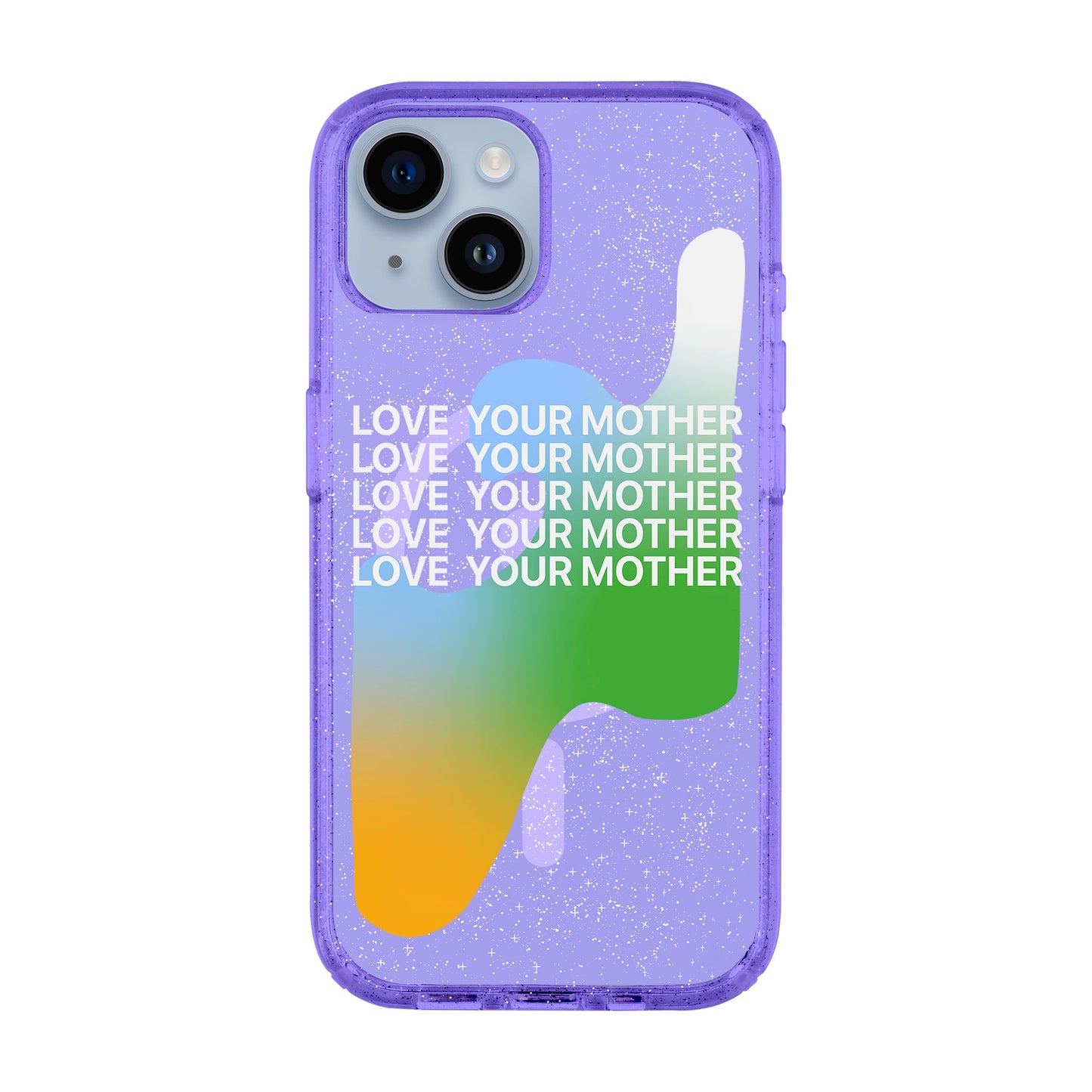 LOVE YOUR MOTHER-iPhone 14 Shiny Kılıf MagSafe Özellikli