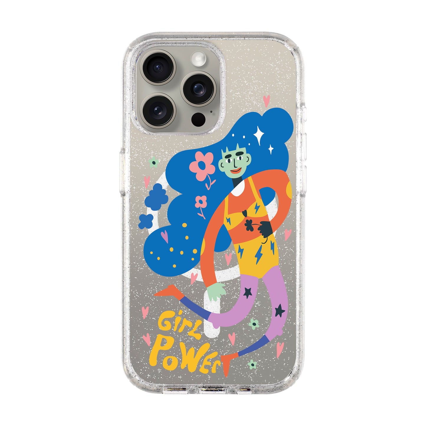 GIRL POWER-iPhone 15 Pro Max Shiny Kılıf MagSafe Özellikli