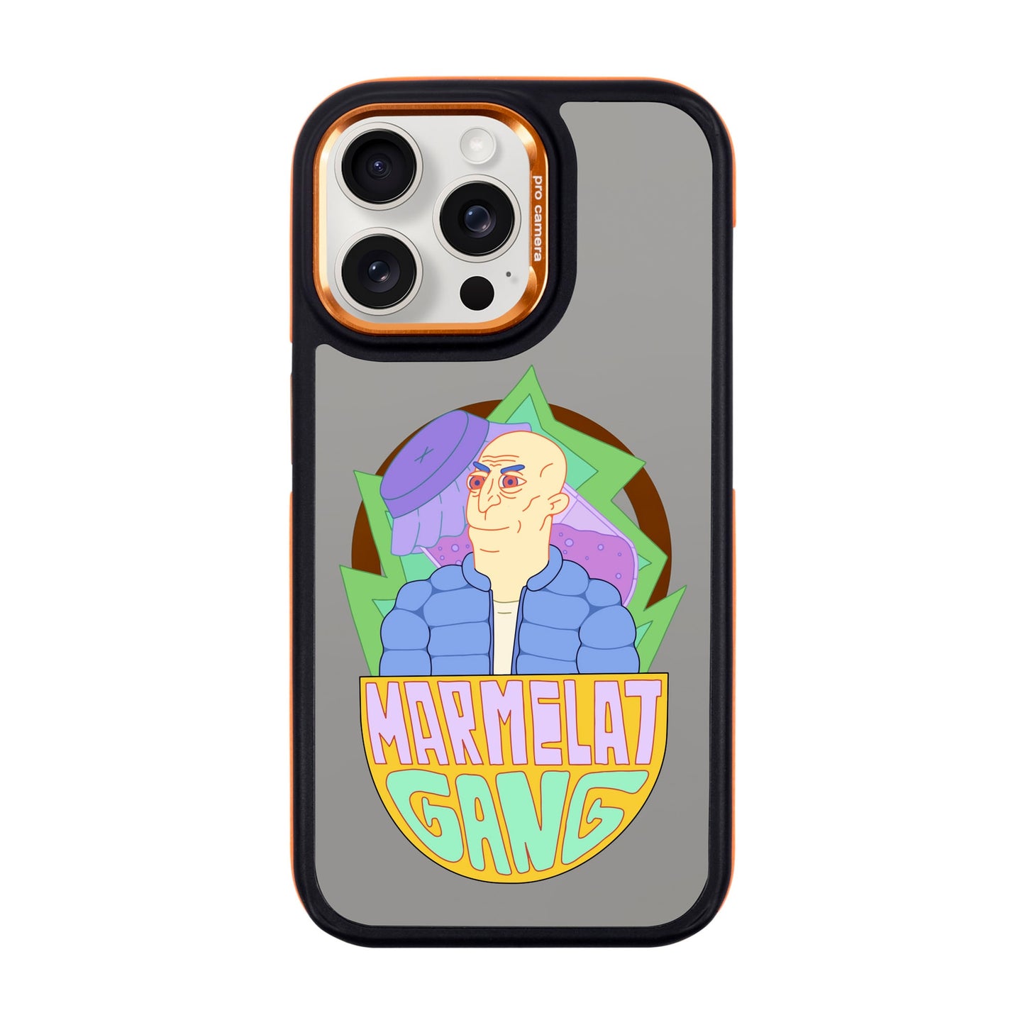MARMELAT GANG-iPhone 15 Pro Max Dark Kılıf MagSafe Özellikli