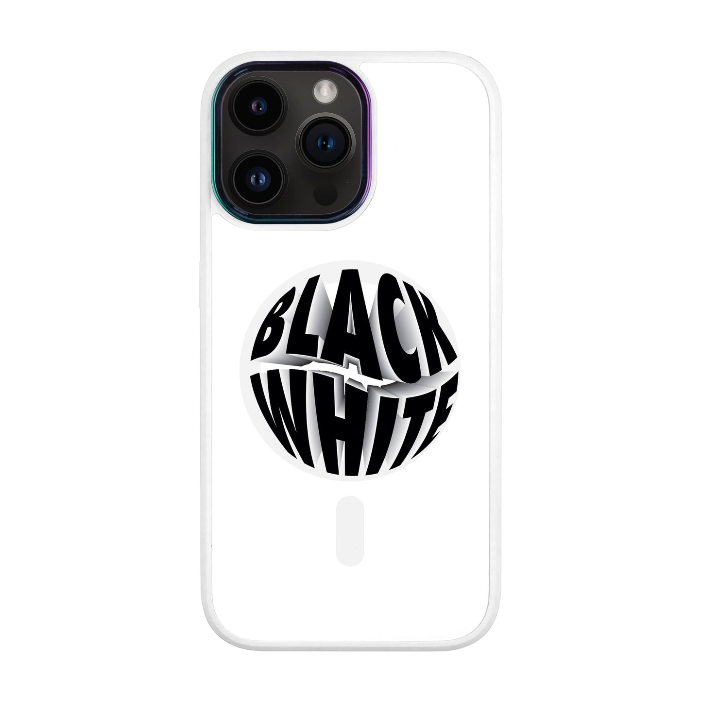 BLACK WHITE-iPhone 14 Pro Max Vigor Kılıf MagSafe Özellikli
