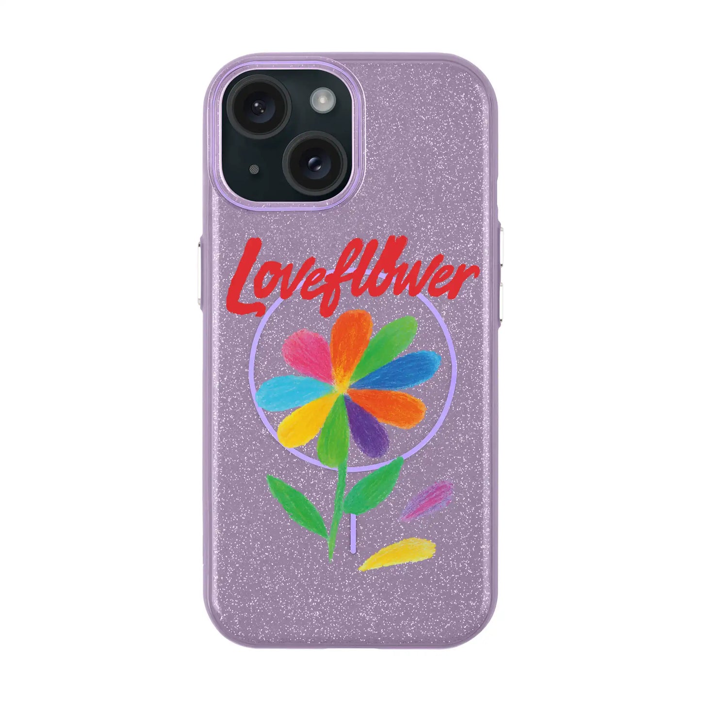 LOVE FLOWER-iPhone 14 Plus Radiant Kılıf MagSafe Özellikli