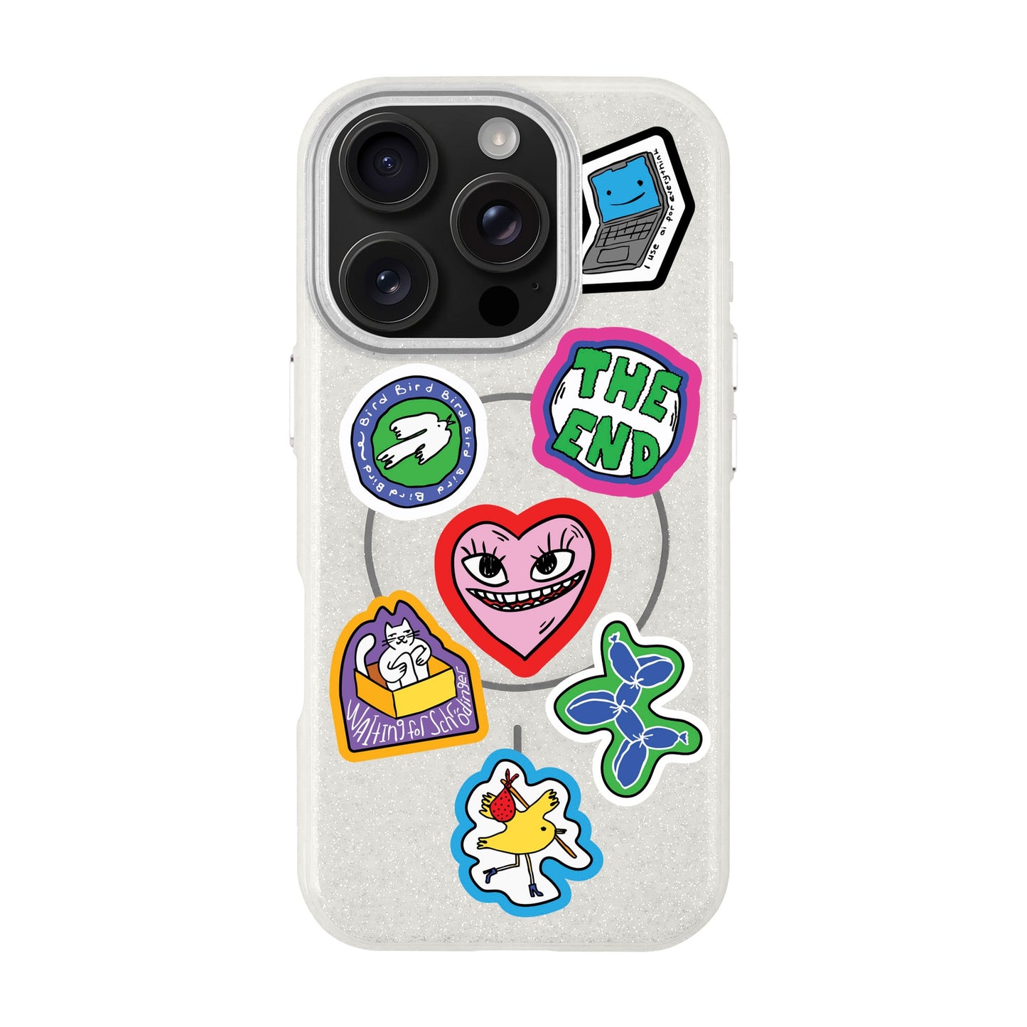 TŌTEN STICKERZ-iPhone 16 Pro Radiant Kılıf MagSafe Özellikli