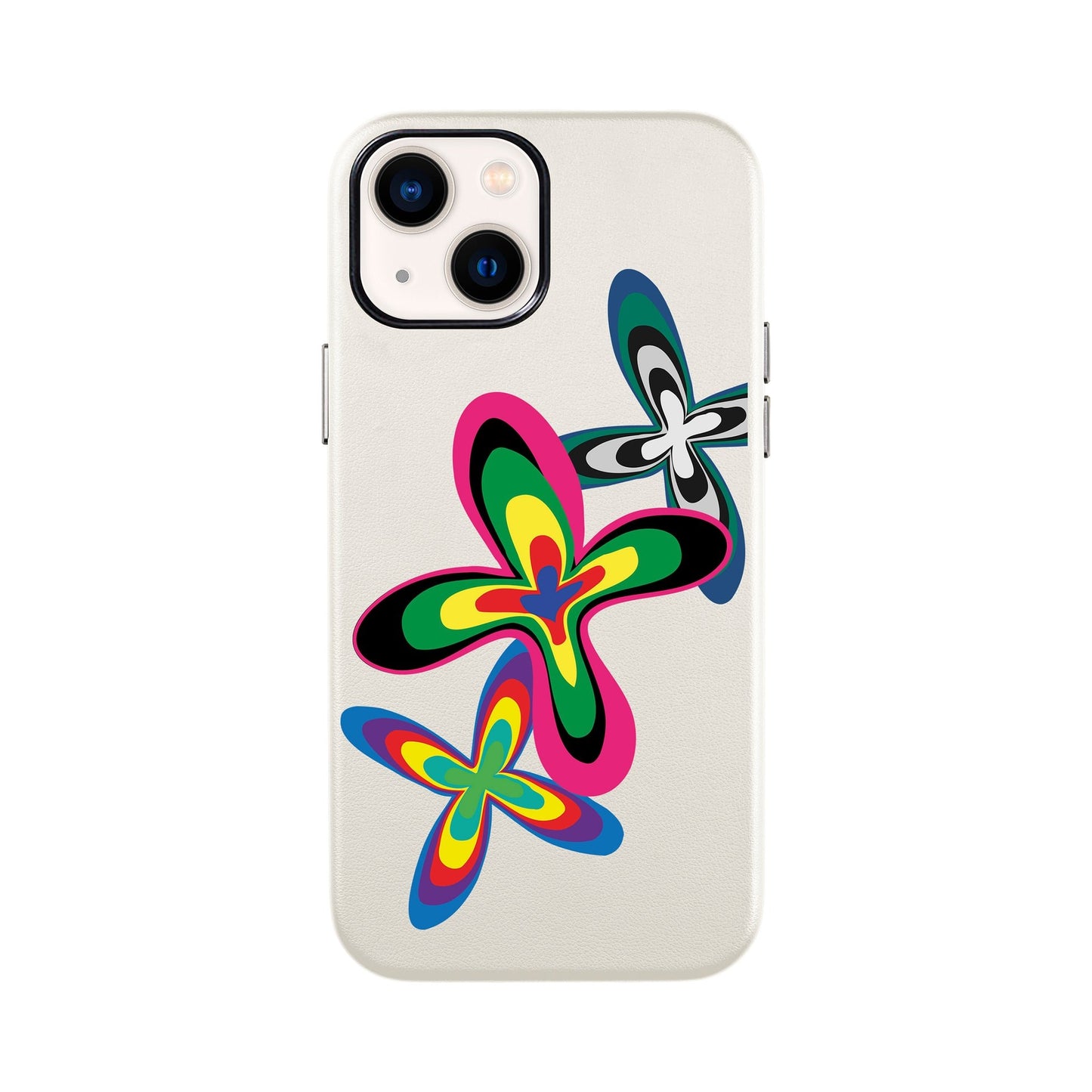 COLOR FLOWER-iPhone 13 Mini Leather Kılıf