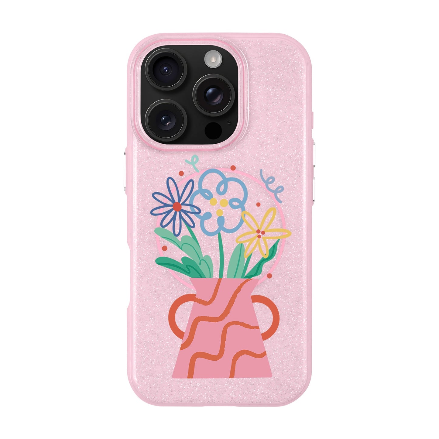 PINK VASE-iPhone 16 Pro Radiant Kılıf MagSafe Özellikli