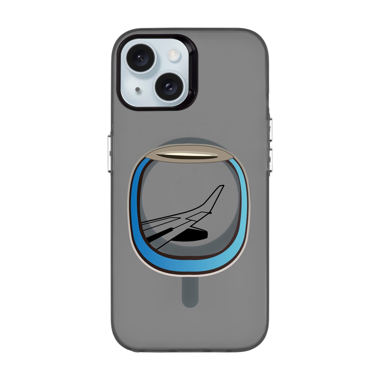 AIRCRAFT WINDOW-iPhone 15 Hold Kılıf MagSafe Özellikli