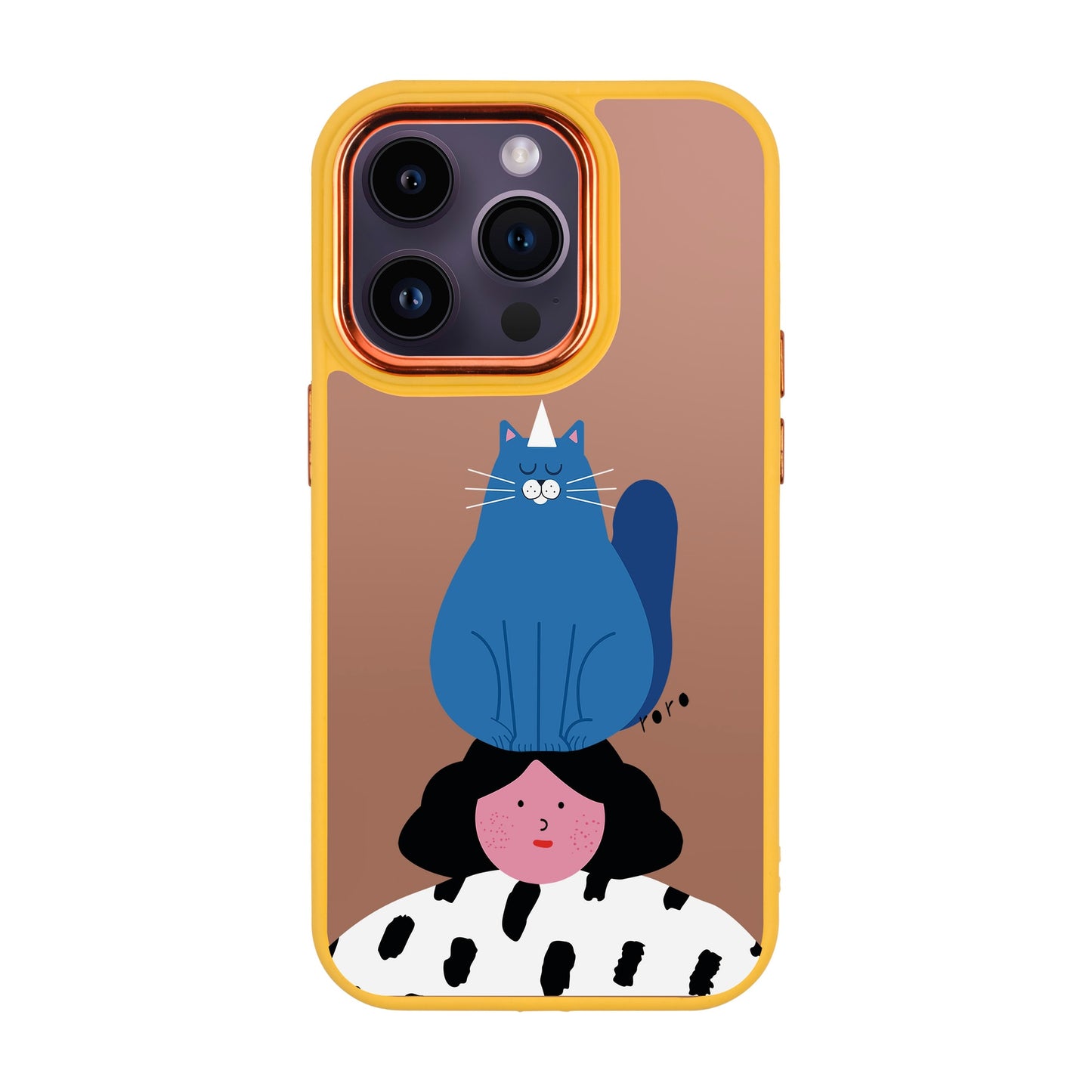 NAUGHTY CAT-iPhone 13 Pro Proof Kılıf