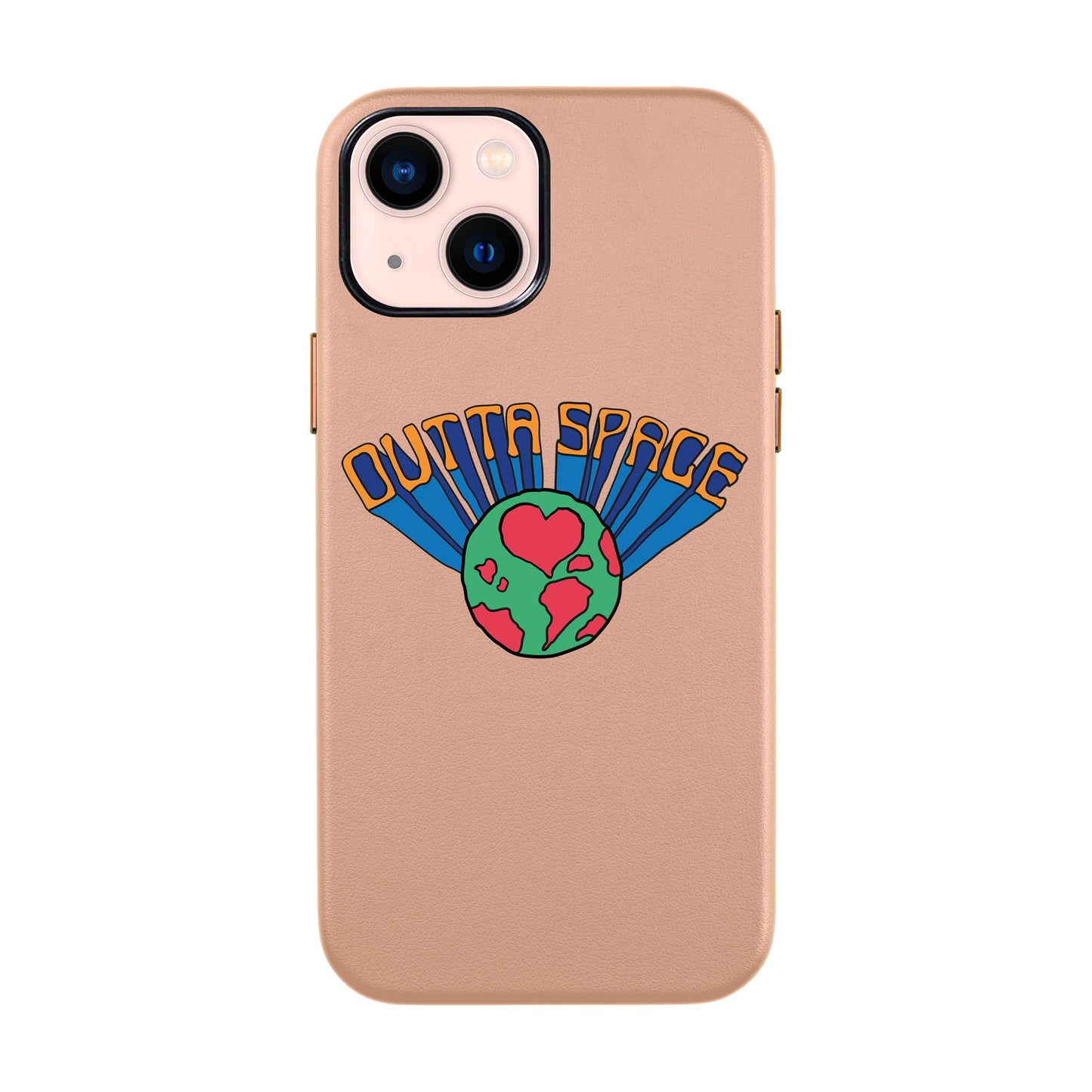 SPACE-iPhone 14 Leather Kılıf
