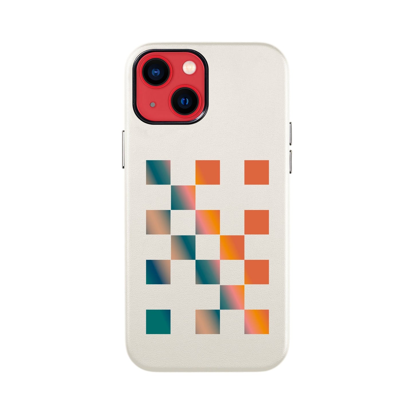 GRADIENT CHECKMATE-iPhone 13 Mini Leather Kılıf