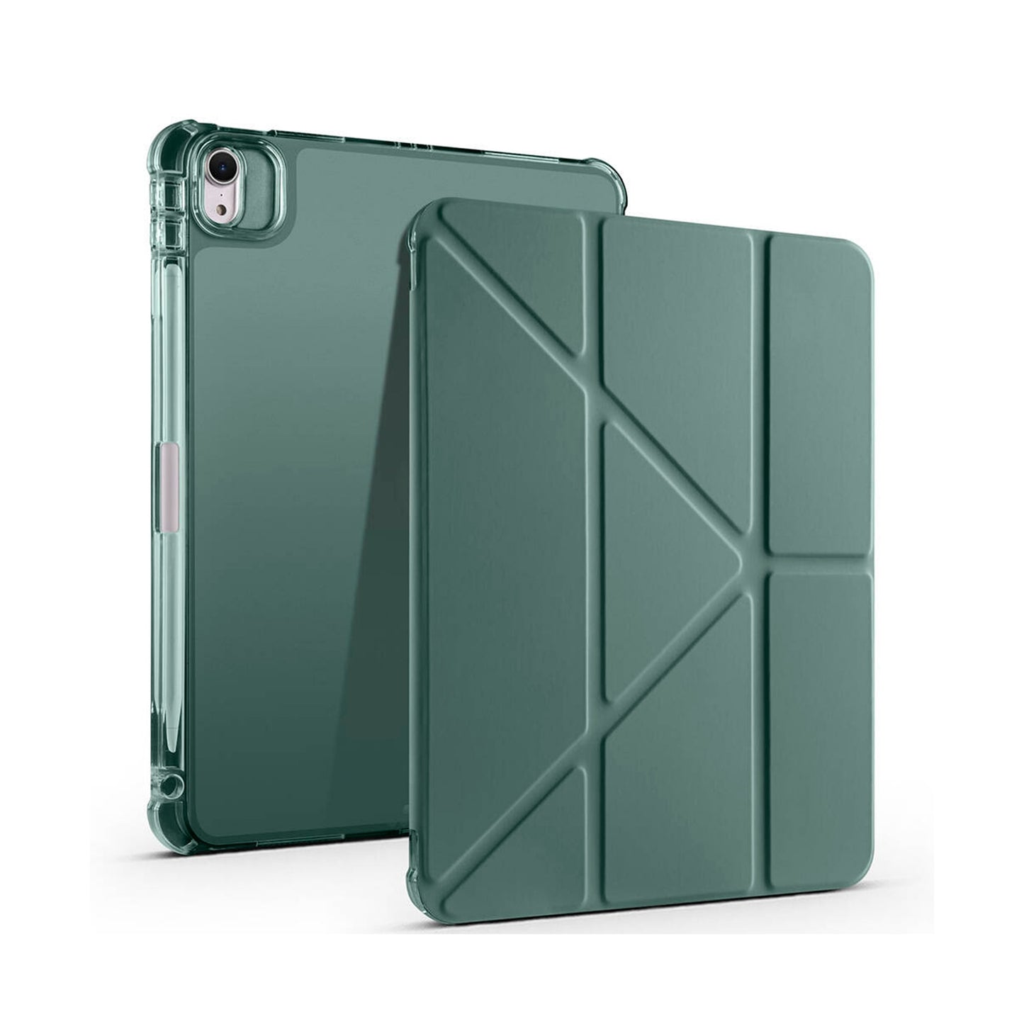 Apple iPad Air 11 inç 2025 M3-Trigon Folding Kalemlikli Standlı Kılıf
